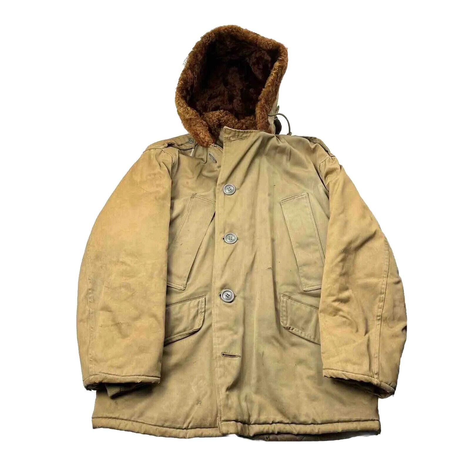image of Air Force Type B-9 Flying Jacket Usa Ww2 Military in Beige, Men's (Size Medium)