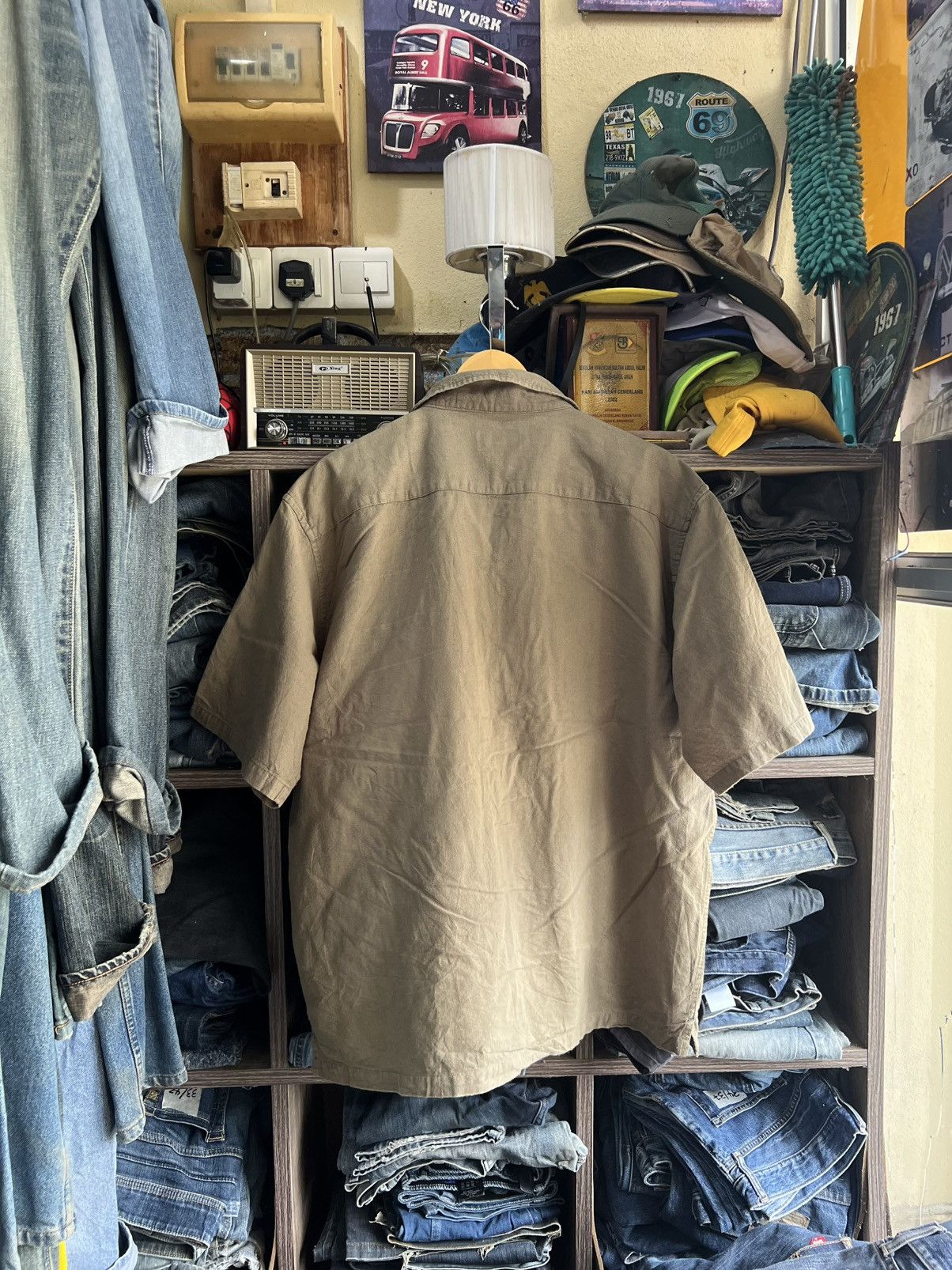 Airwalk 🔥Airwalk US Navy Button Up Shirt Size US XL / EU 56 / 4 - 2 Thumbnail