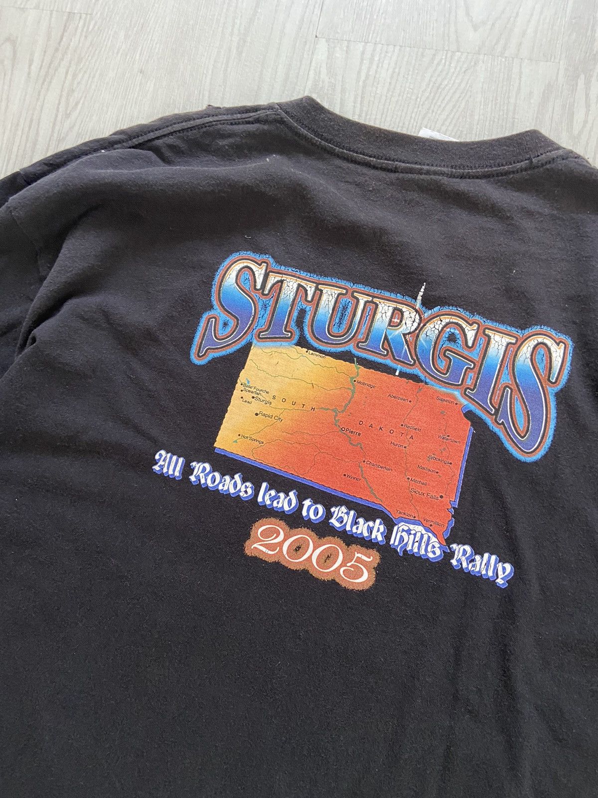 Harley Davidson Vintage 2000’s Sturgis ‘Black Hills Rally’ Boxy Tshirt Size US XL / EU 56 / 4 - 6 Thumbnail