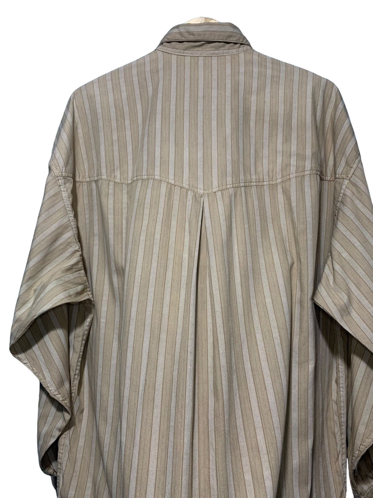 Versace Versace jeans couture oversized striped button down shirt Size US L / EU 52-54 / 3 - 12 Thumbnail
