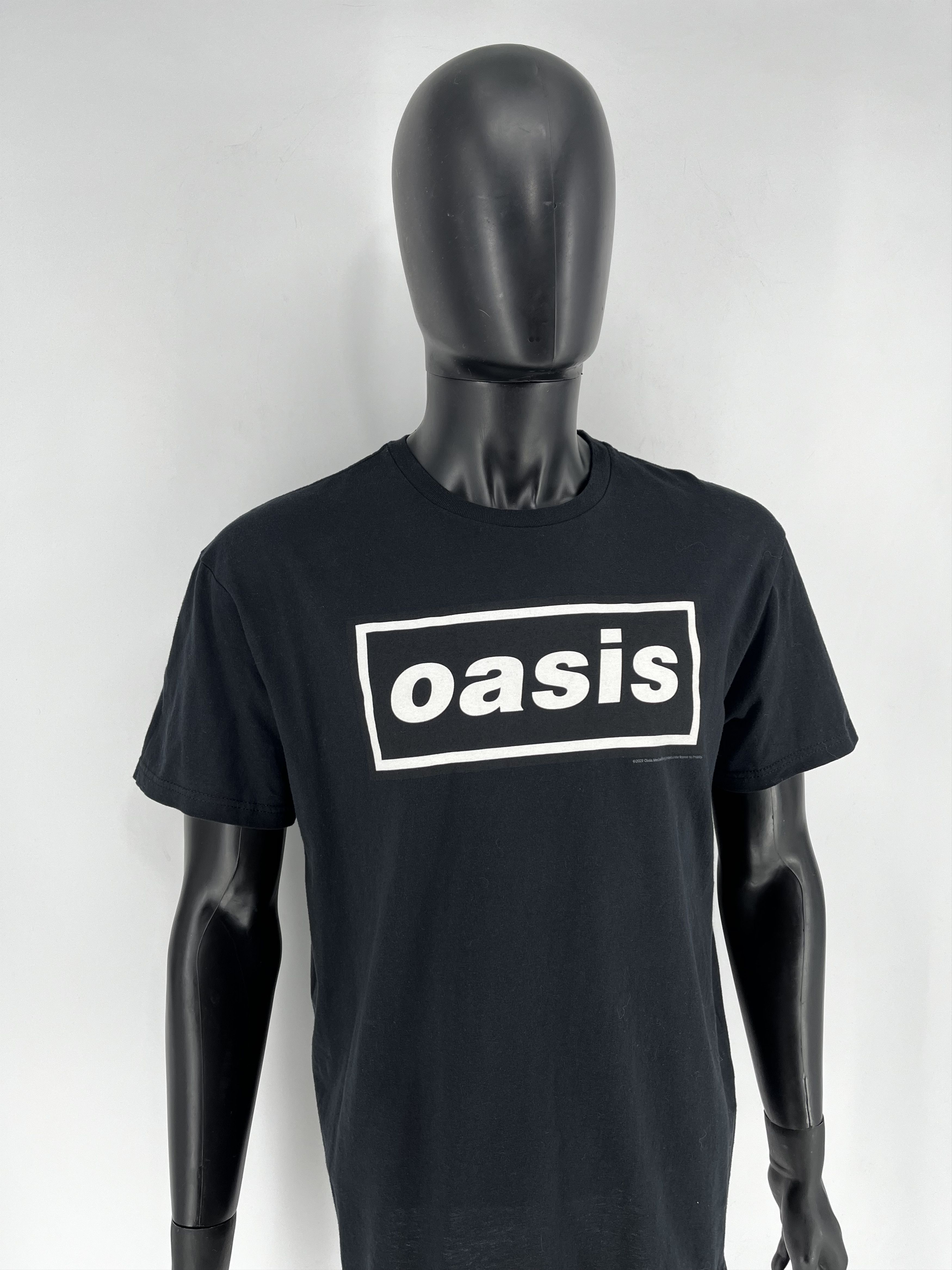 Band Tees Vintage Oasis 2022 Y2K Box Logo Sky White T Shirt Size US L / EU 52-54 / 3 - 4 Thumbnail