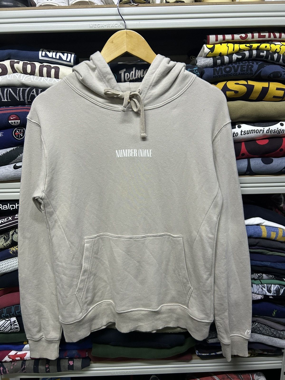 Number (N)ine Vintage Number Nine center embroidery hoodie Size US S / EU 44-46 / 1 - 1 Thumbnail