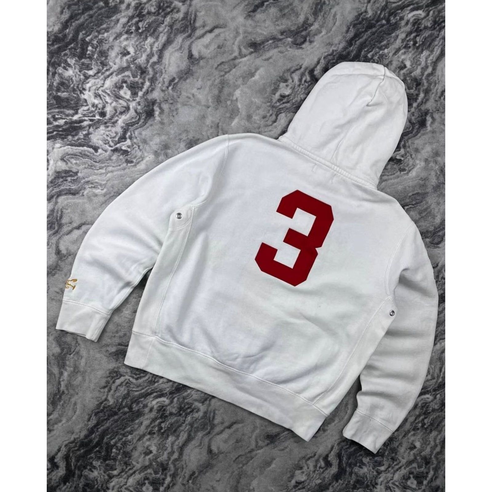 Polo Ralph Lauren VINTAGE Polo Ralph Lauren Hoodie 90s Double Big Pony LXVII Men Size L White Size US L / EU 52-54 / 3 - 2 Thumbnail