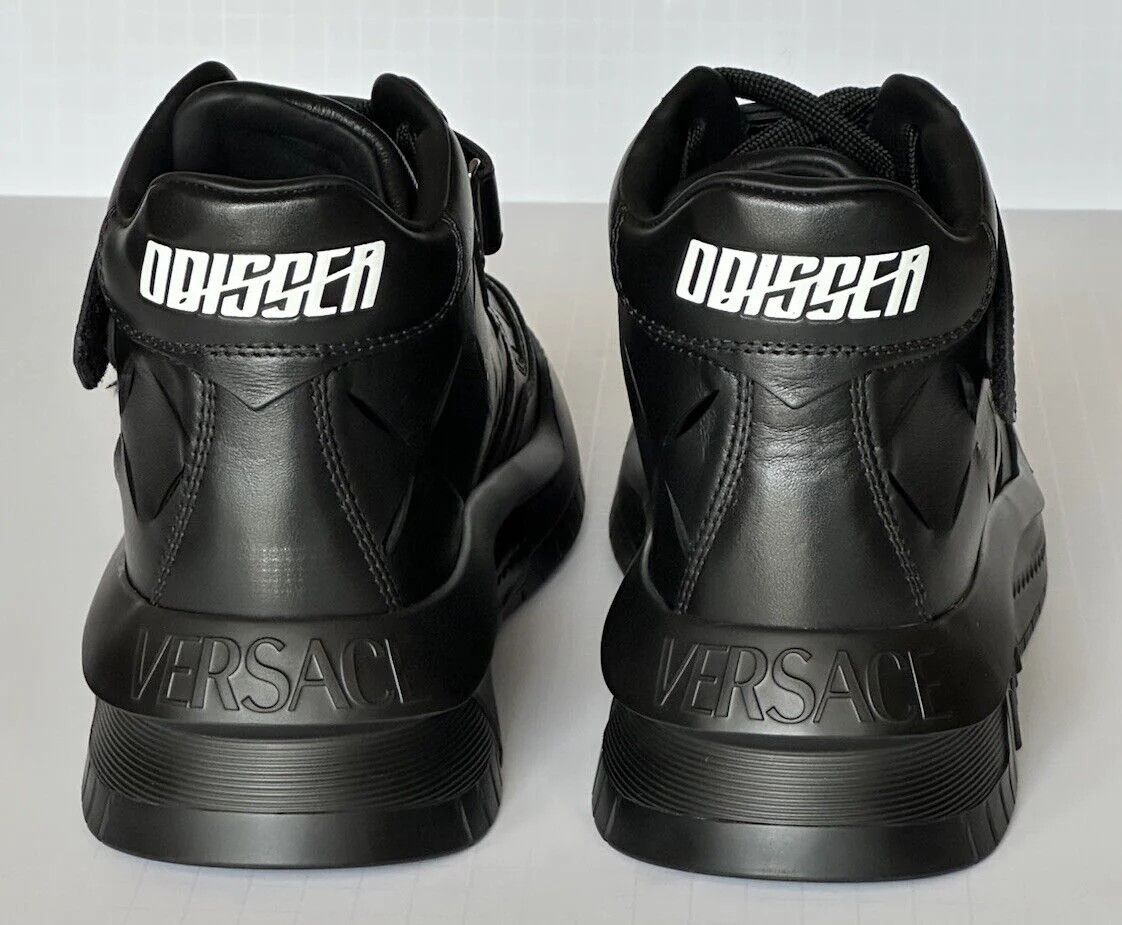 Versace VERSACE High Top Cut Out Leather Logo Fashion Sneakers Size US 11 / EU 44 - 6 Thumbnail