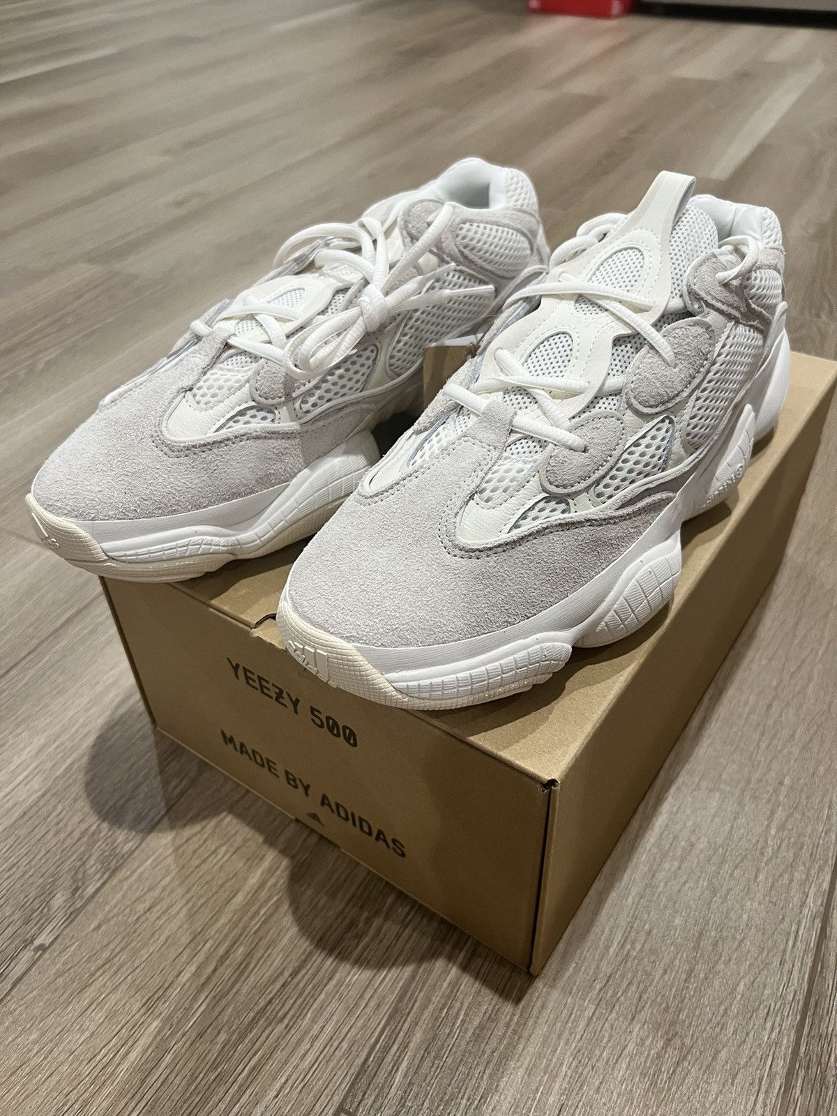 Adidas Kanye West Yeezy 500 bone white Grailed