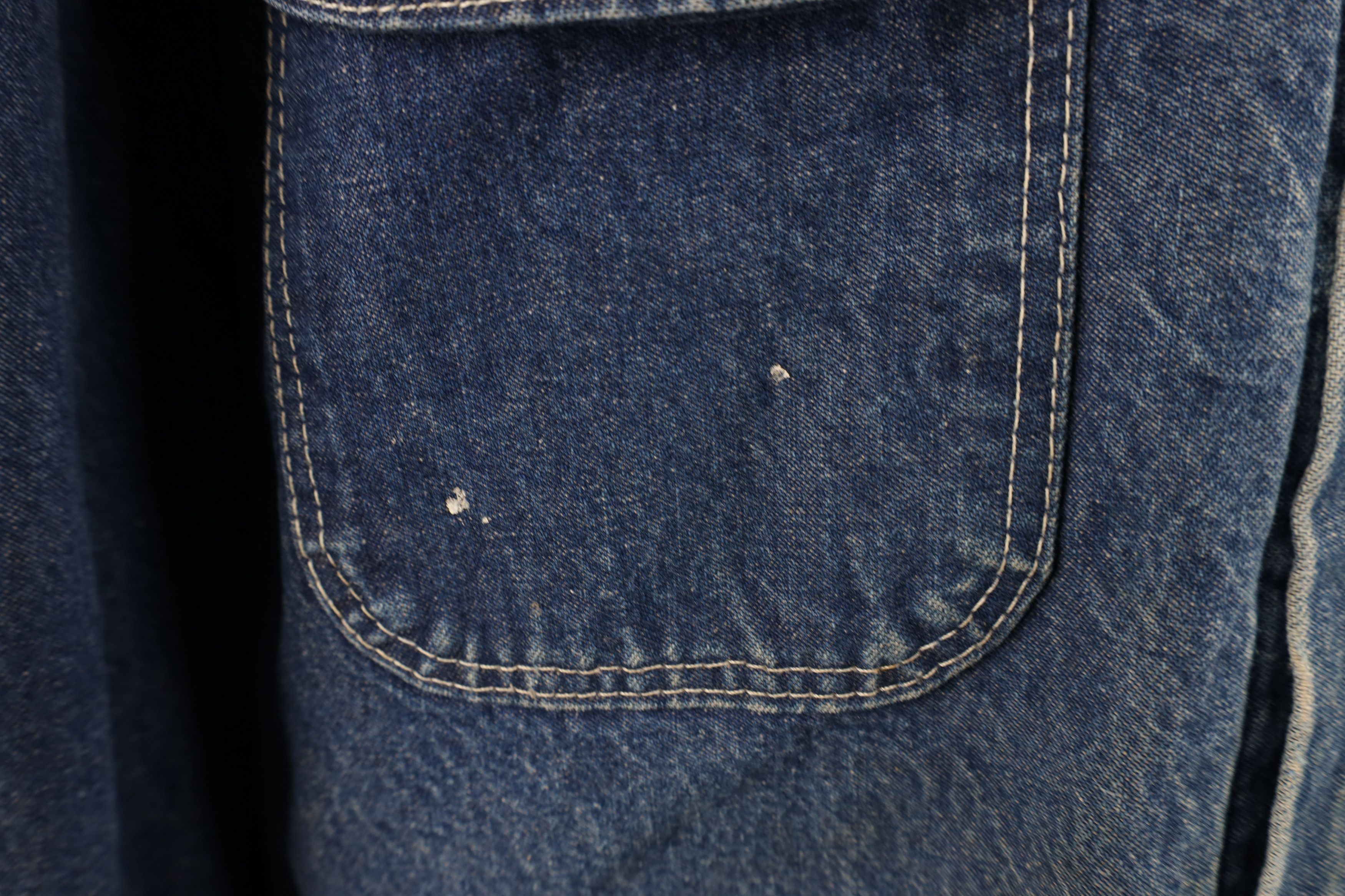 Vintage Vintage 70s Big Ben Lined Denim Chore Barn Jacket USA Size US XXL / EU 58 / 5 - 5 Thumbnail