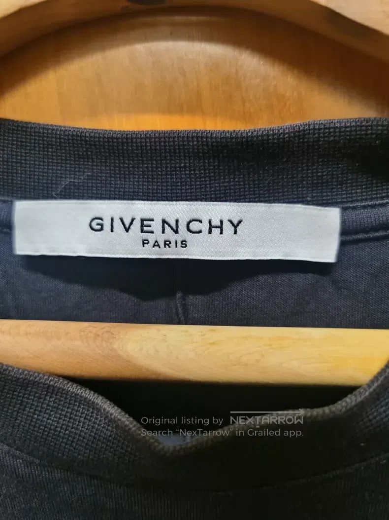 Givenchy Givenchy Men's T Logo Pure Black Short Sleeve T-Shirt Summ Size US L / EU 52-54 / 3 - 3 Thumbnail