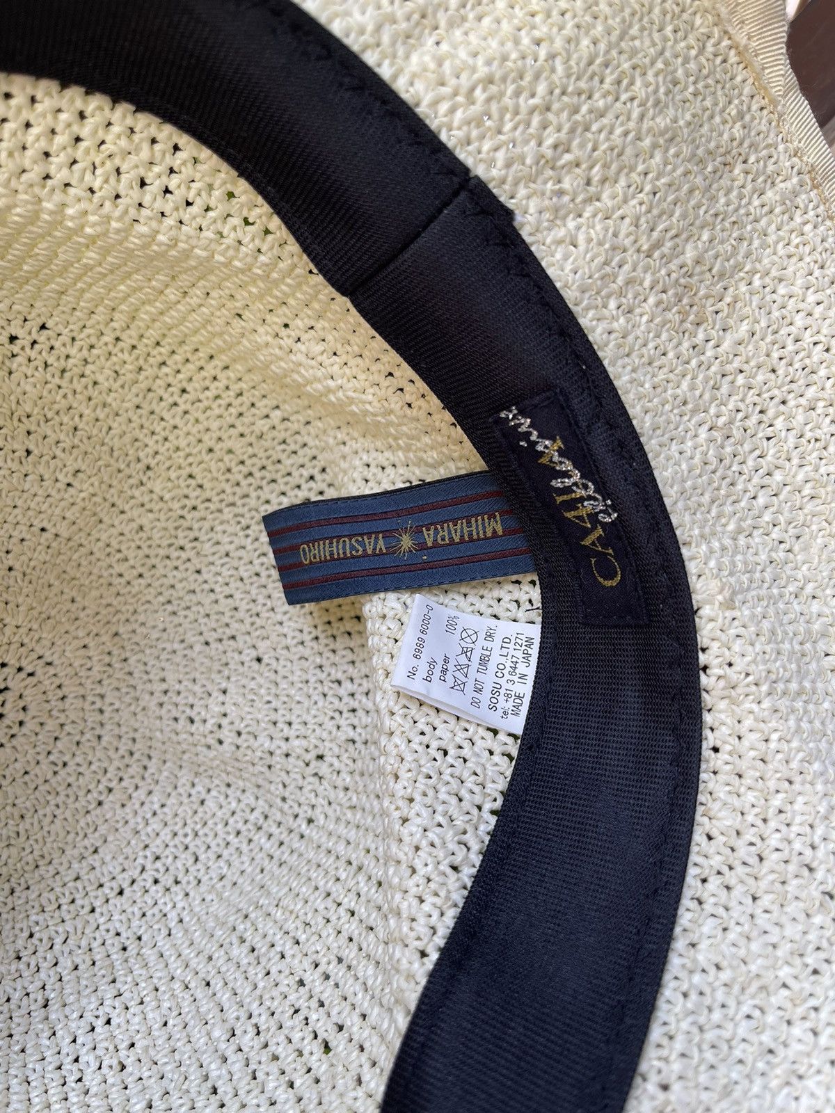 CA4LA × Maison MIHARA YASUHIRO Rare Miharayasuhiro x CA4LA Straw Hat Size ONE SIZE - 3 Thumbnail