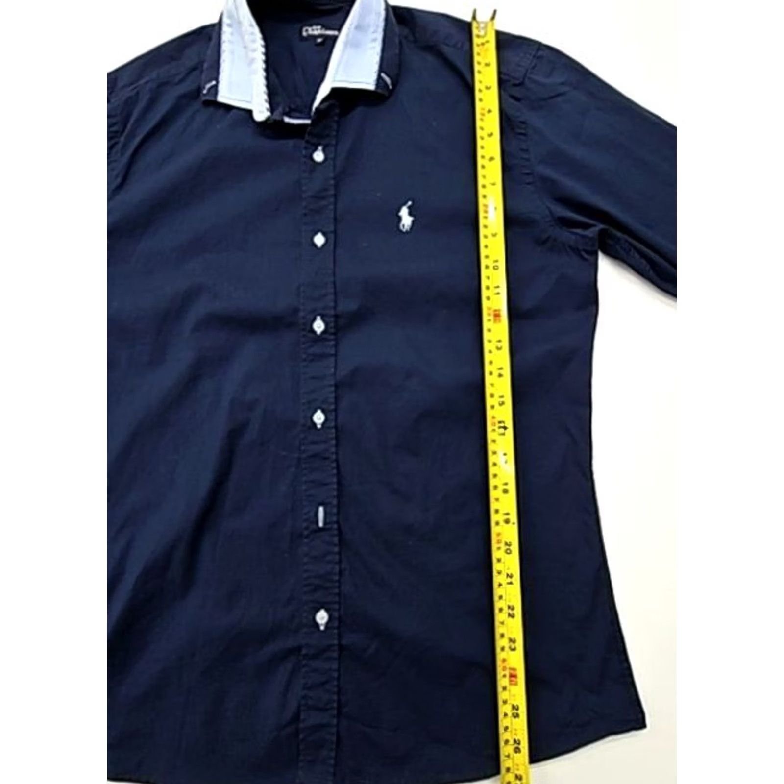 Polo Ralph Lauren Polo Ralph Lauren Men Navy Button-Down Logo Shirt M Size US M / EU 48-50 / 2 - 7 Thumbnail