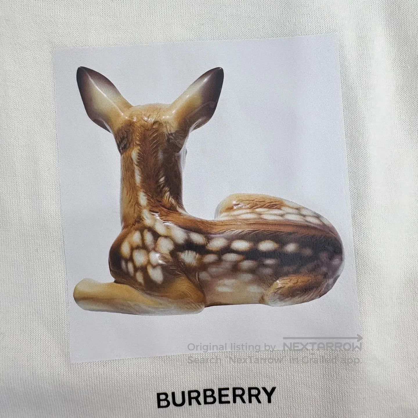 Burberry Burberry Little Deer Photo Logo Short-Sleeve Shirt Size US XXL / EU 58 / 5 - 7 Thumbnail