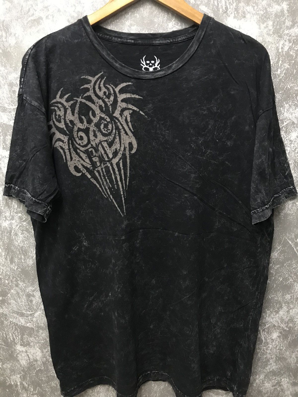 Affliction × Helix × Southpole Affliction Bone Collector Bear Y2K Graphic Tee Size US XL / EU 56 / 4 - 2 Thumbnail