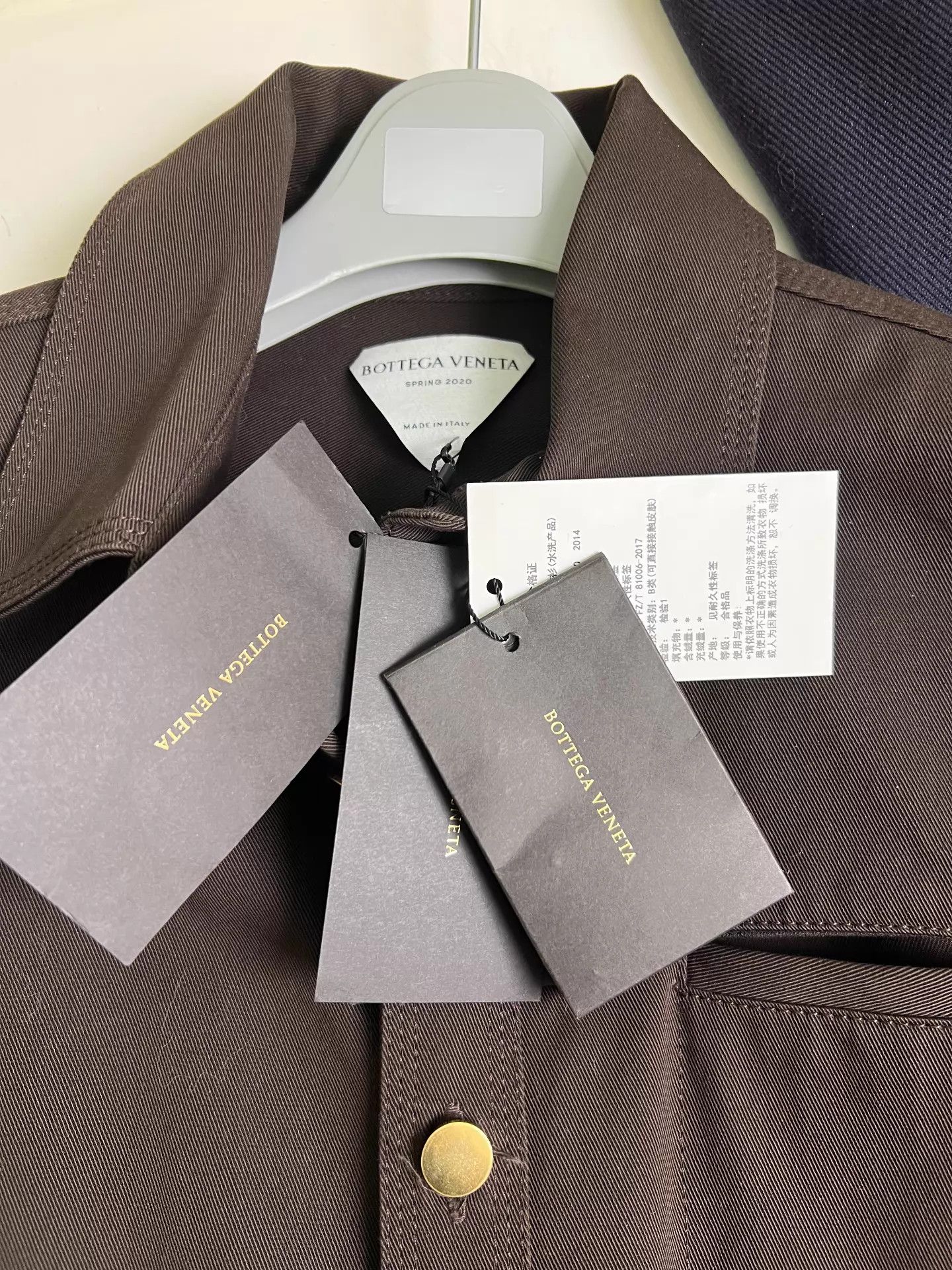 Bottega Veneta BOTTEGA VENETA Thick Cotton Shirt Brown Size 40 New Size S / US 4 / IT 40 - 5 Thumbnail