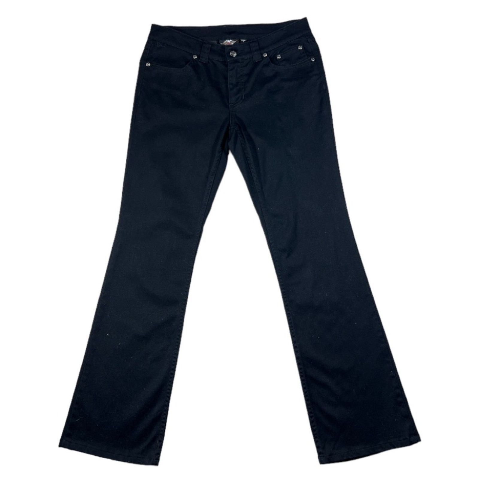 Harley Davidson Harley-Davidson Pants in Black | Size 4 Size 27" / US 4 / IT 40 - 1 Thumbnail