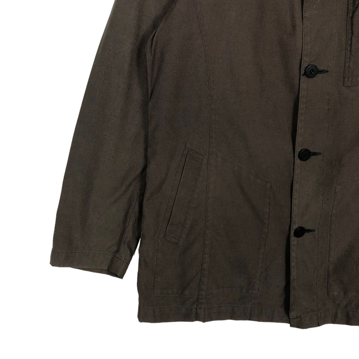 Japanese Brand 🔥Rich Brown - Hikory Chore Jacket Cargo Pocket Takeo Kikuchi Size US M / EU 48-50 / 2 - 4 Thumbnail