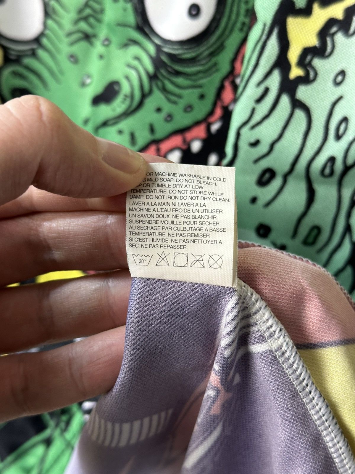 If Six Was Nine × PEARL iZUMi × Vintage Vintage Pearl Izumi Pop Art Godzilla Cycling Jersey USA Y2K Size US L / EU 52-54 / 3 - 7 Thumbnail