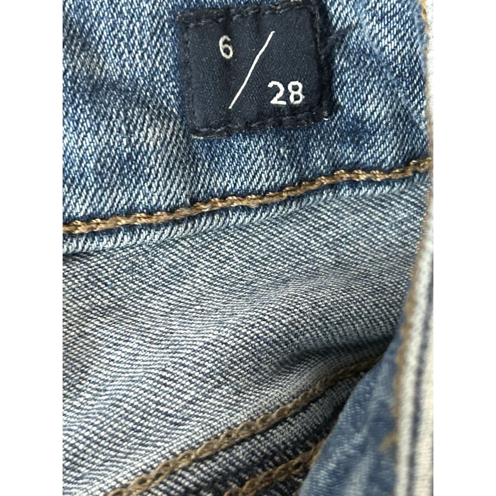 Lucky Brand Lucky Brand Lolita super Skinny Jeans Women's Blue Denim size 6/28, 5-Pocket Design, Zip Closure, Stretch, Medium Wash, Vintage Size 28" / US 6 / IT 42 - 7 Thumbnail