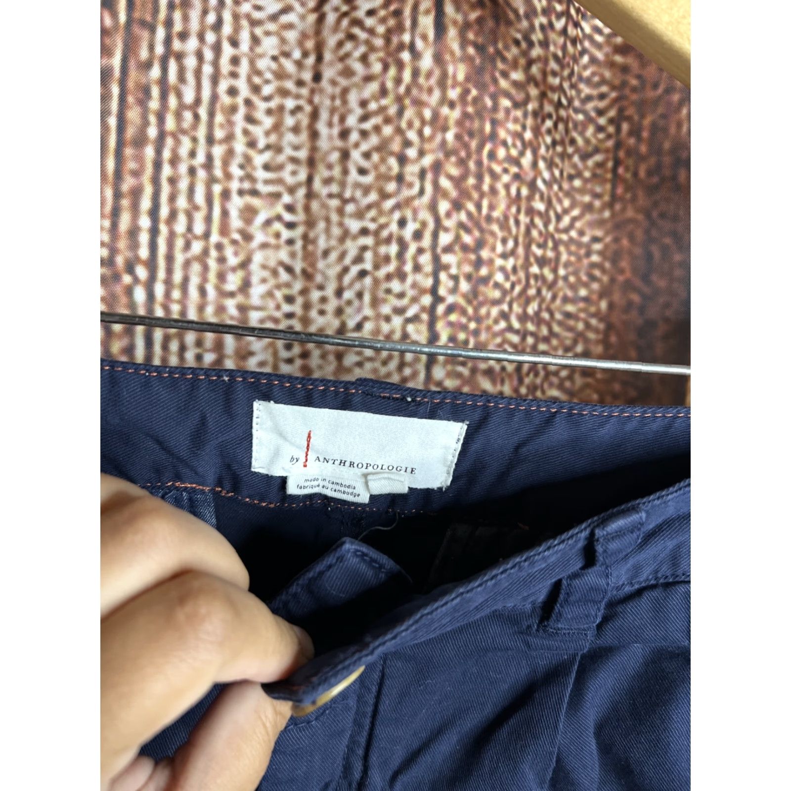 Anthropologie VINTAGE Anthropologie Chino Pants Blue 26 Womens Casual Business Size 26" / US 2 / IT 38 - 2 Thumbnail
