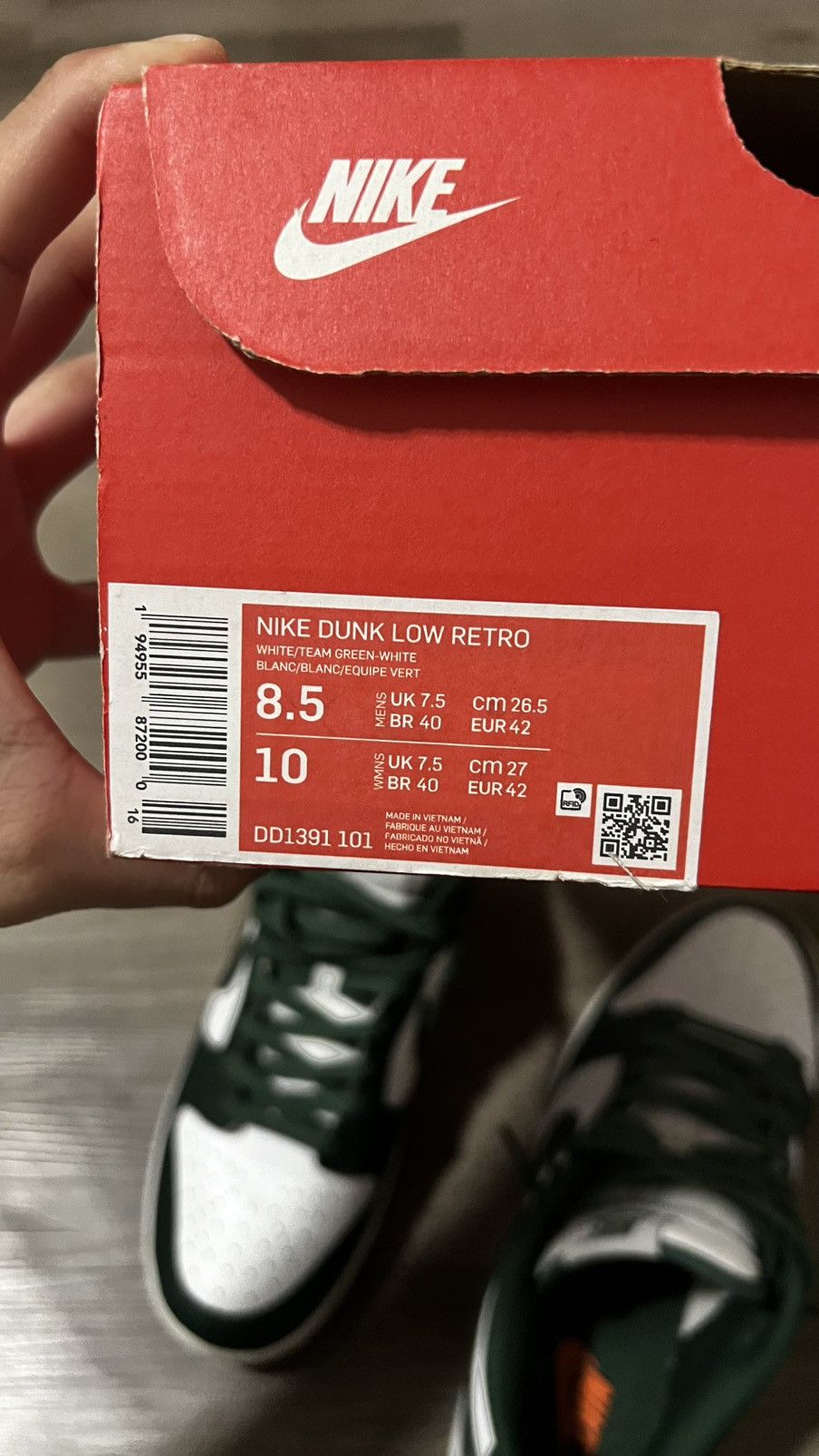 Nike Nike Dunk Low ‘Michigan State’ Size US 8.5 / EU 41-42 - 12 Thumbnail