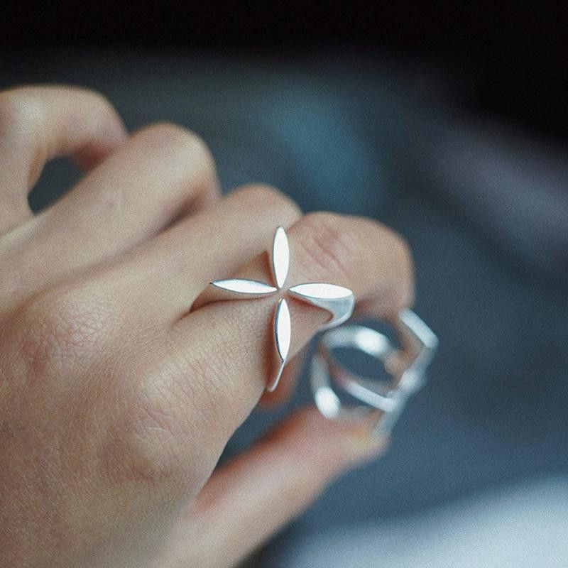 Jewelry Future Jewelry Rings Open Size Chrome Ring (Size 7-13) Size ONE SIZE - 3 Thumbnail