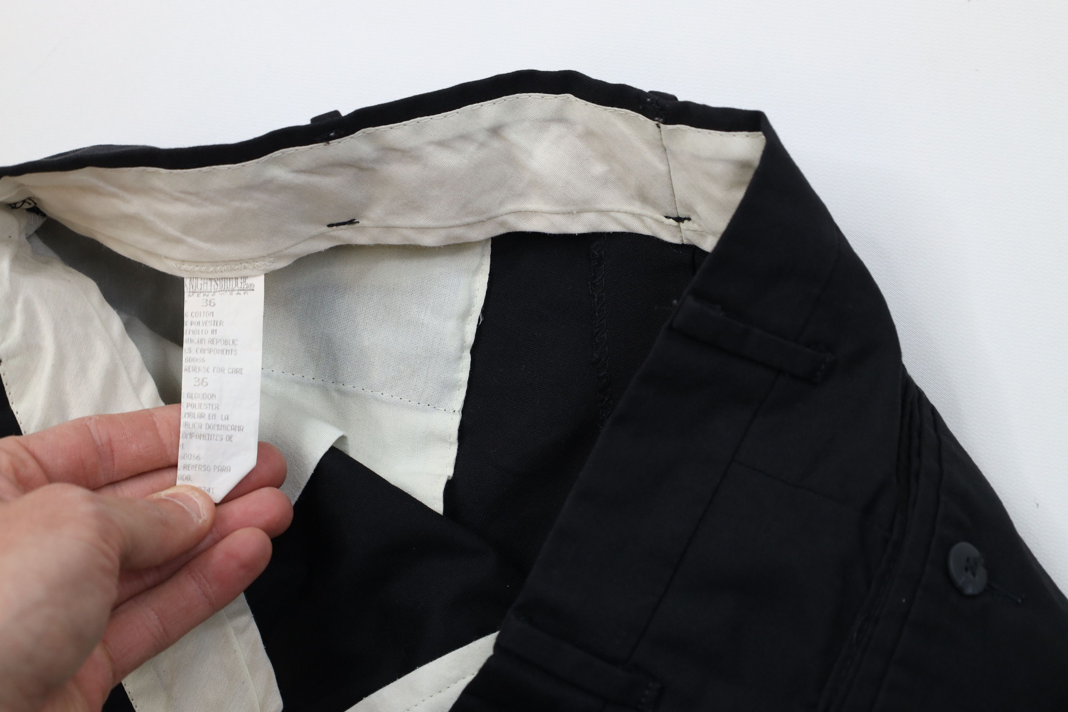 Vintage Vintage 90s Streetwear Above Knee Golf Chino Shorts Black Size US 36 / EU 52 - 7 Thumbnail