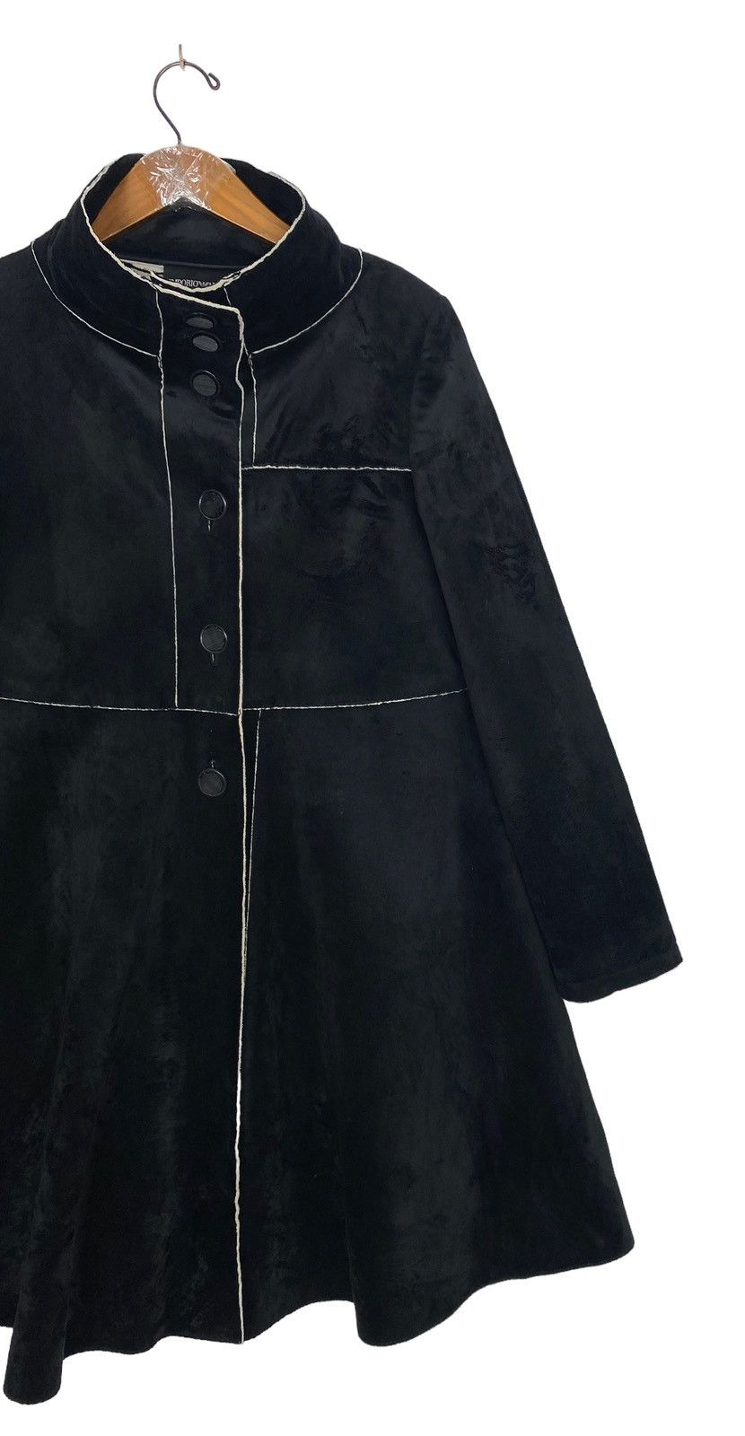 Emporio Armani Rare‼️ Emporio Armani Suede Swing Coat Made in Italy Size M / US 6-8 / IT 42-44 - 4 Thumbnail