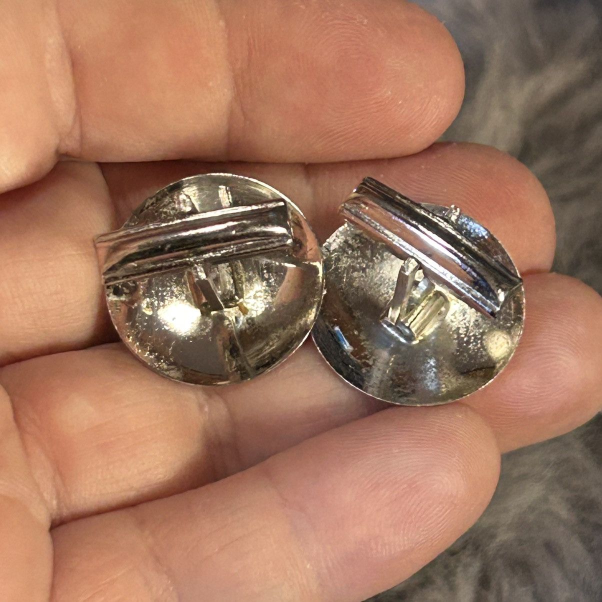 Vintage Gentleman’s Vintage JML Sterling art deco etched cuff links Size ONE SIZE - 5 Thumbnail