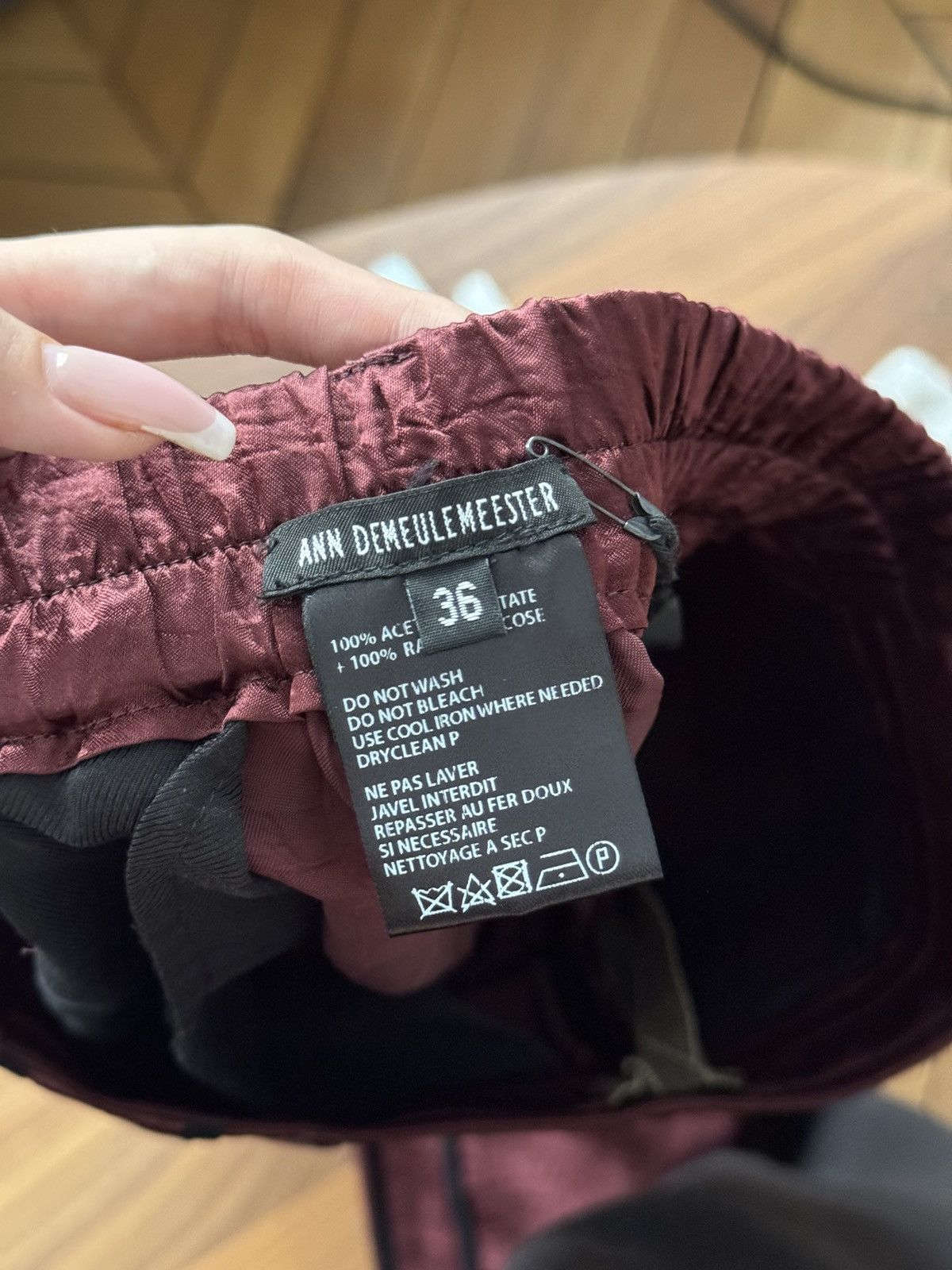 Ann Demeulemeester Ann Demeulemeester Trousers Size 26" / US 2 / IT 38 - 6 Thumbnail