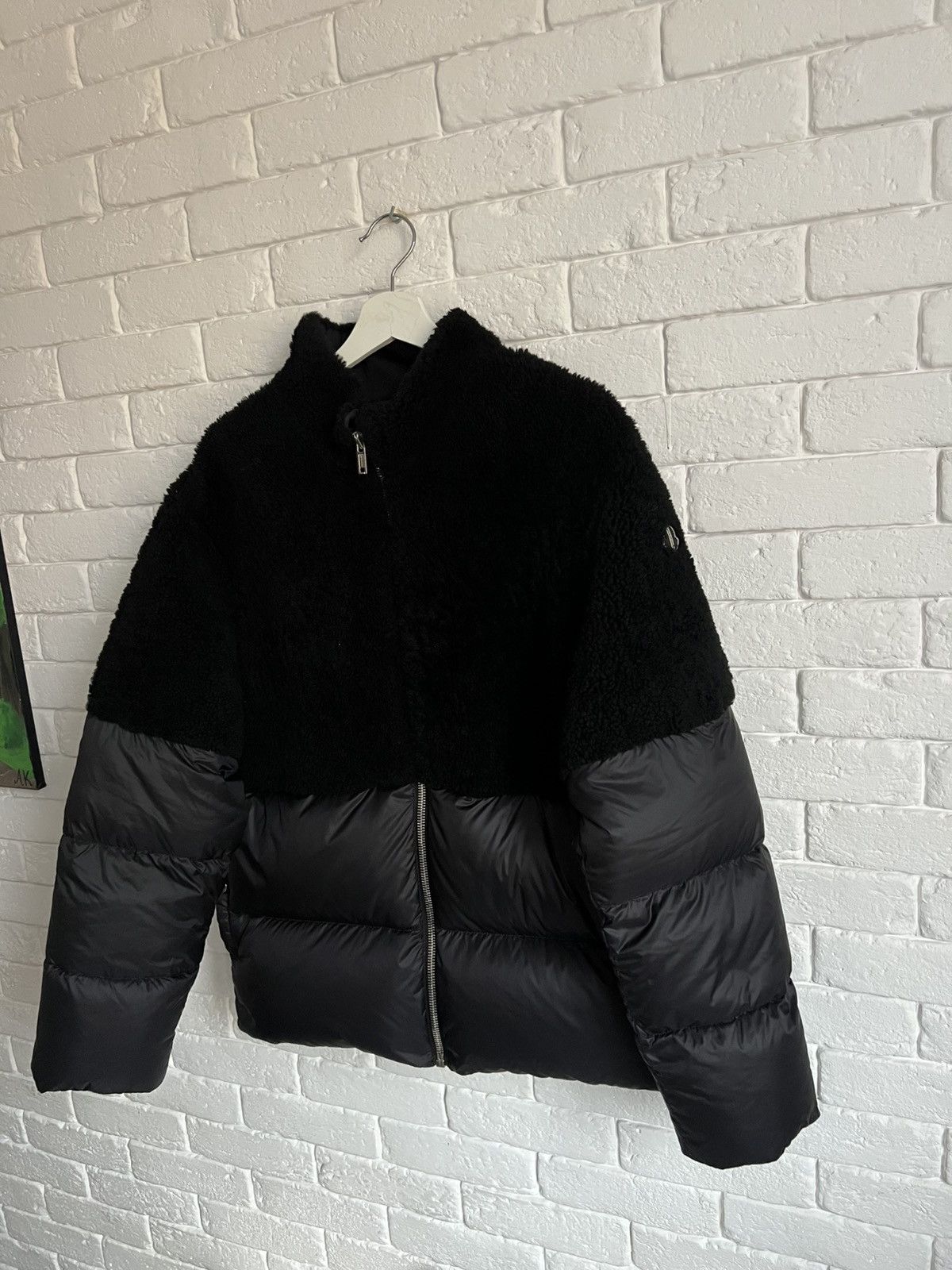 Moncler × Rick Owens Coyote shearling puffer Size US S / EU 44-46 / 1 - 1 Thumbnail