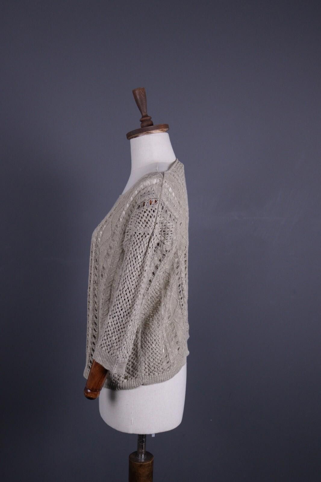 Denim & Supply Ralph Lauren Denim & Supply Ralph Lauren Gray Linen Knit Sweater Size M Size M / US 6-8 / IT 42-44 - 5 Thumbnail