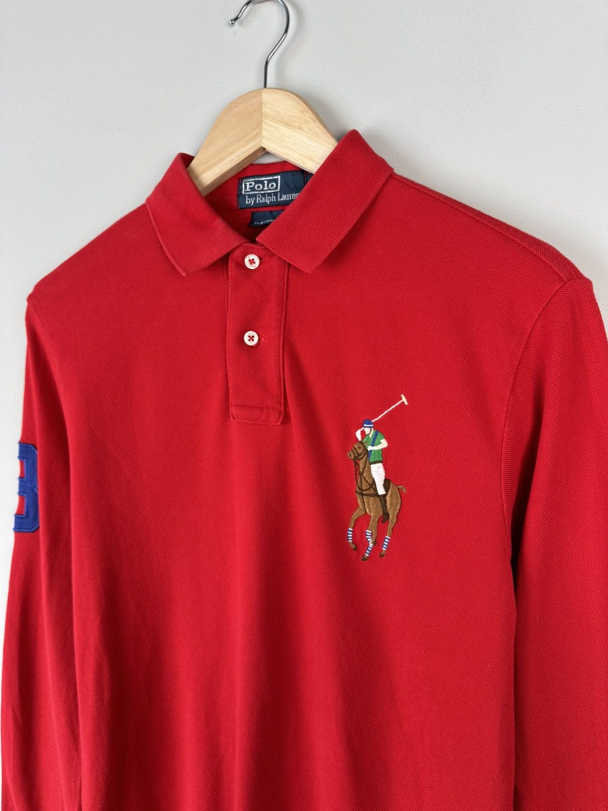 Polo Ralph Lauren × Rugby Ralph Lauren × Vintage Vintage 90s Polo Ralph Lauren Y2k Rugby Shirt Big Pony Size US S / EU 44-46 / 1 - 3 Thumbnail