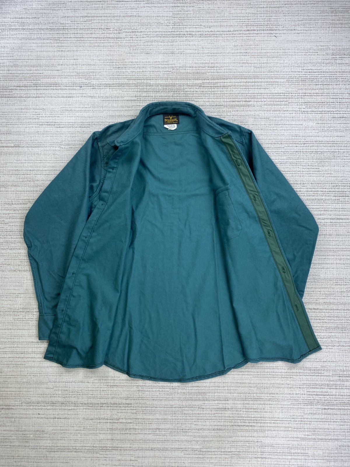 Vintage Vintage 80s Deerskin Melton Shirt Made In Usa Button Ups Size US M / EU 48-50 / 2 - 6 Thumbnail