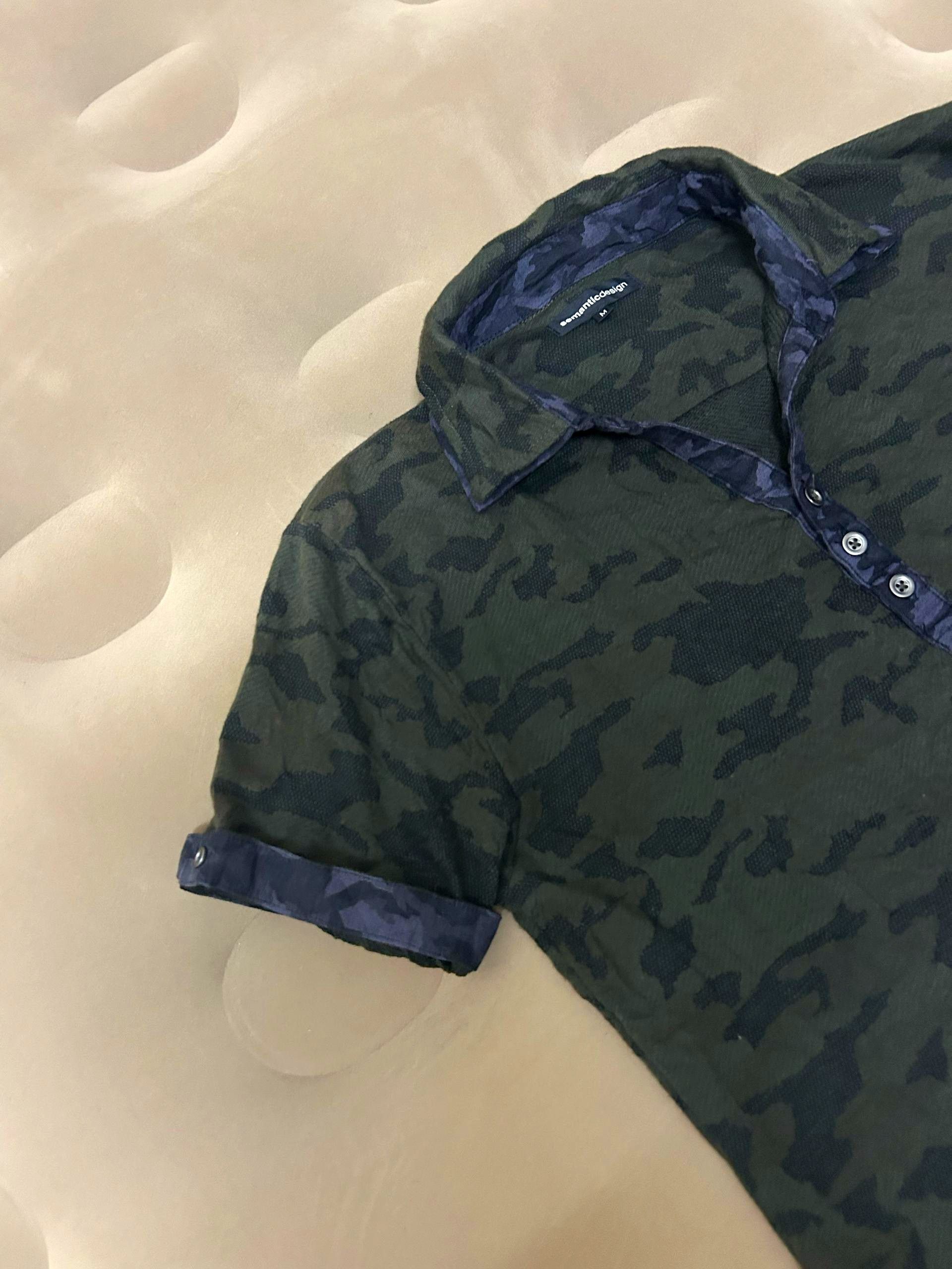 semanticdesign Semanticdesign Double Collar Camo Shirt Size US M / EU 48-50 / 2 - 6 Thumbnail