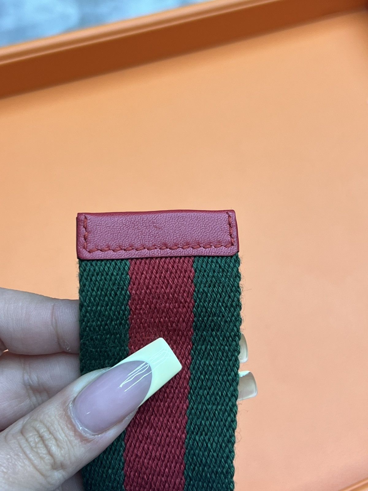 Gucci Gucci Web Feline D Ring Belt Size ONE SIZE - 11 Thumbnail
