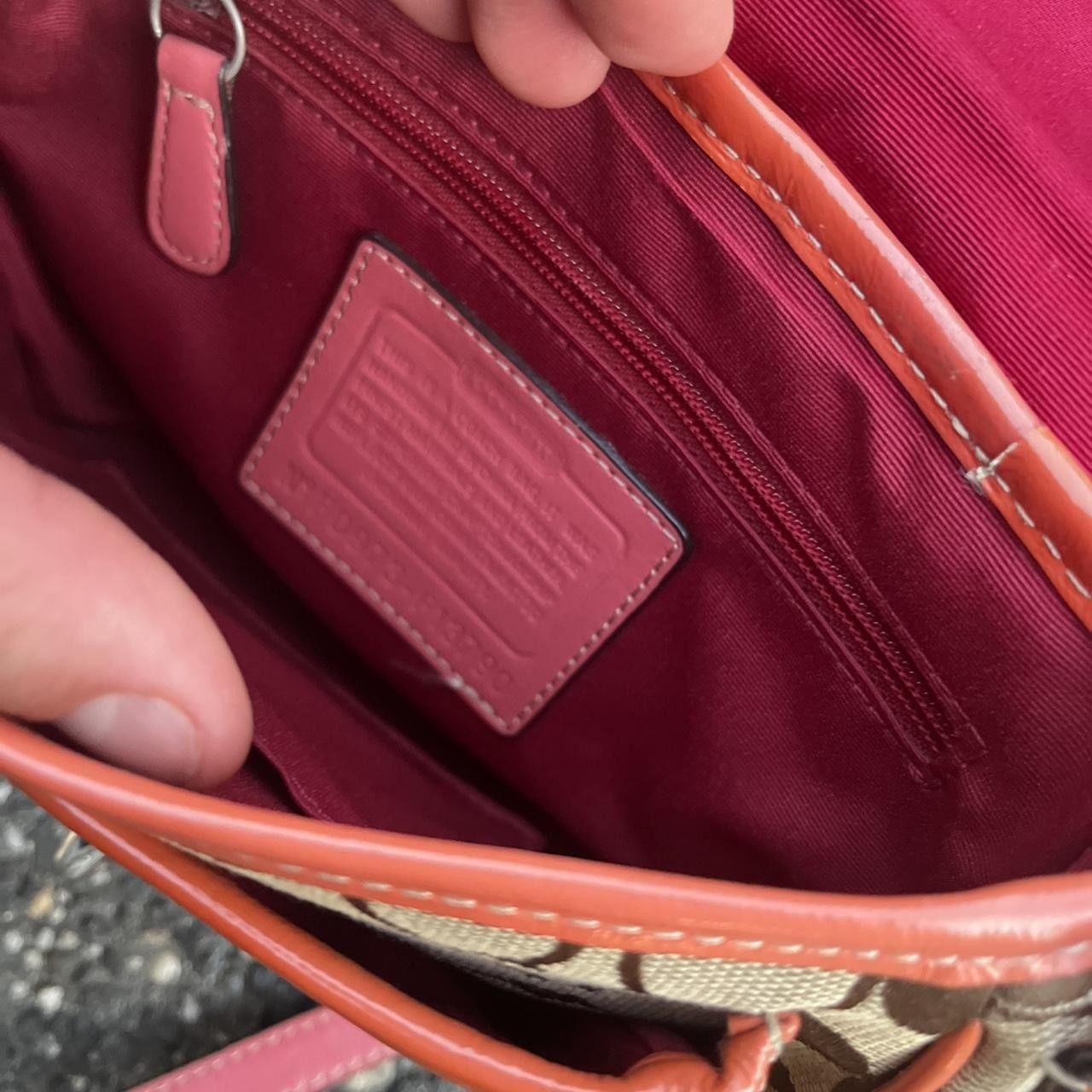 Coach Tan and orange Coach shoulder bag #tanbag #FTS... Size ONE SIZE - 3 Thumbnail