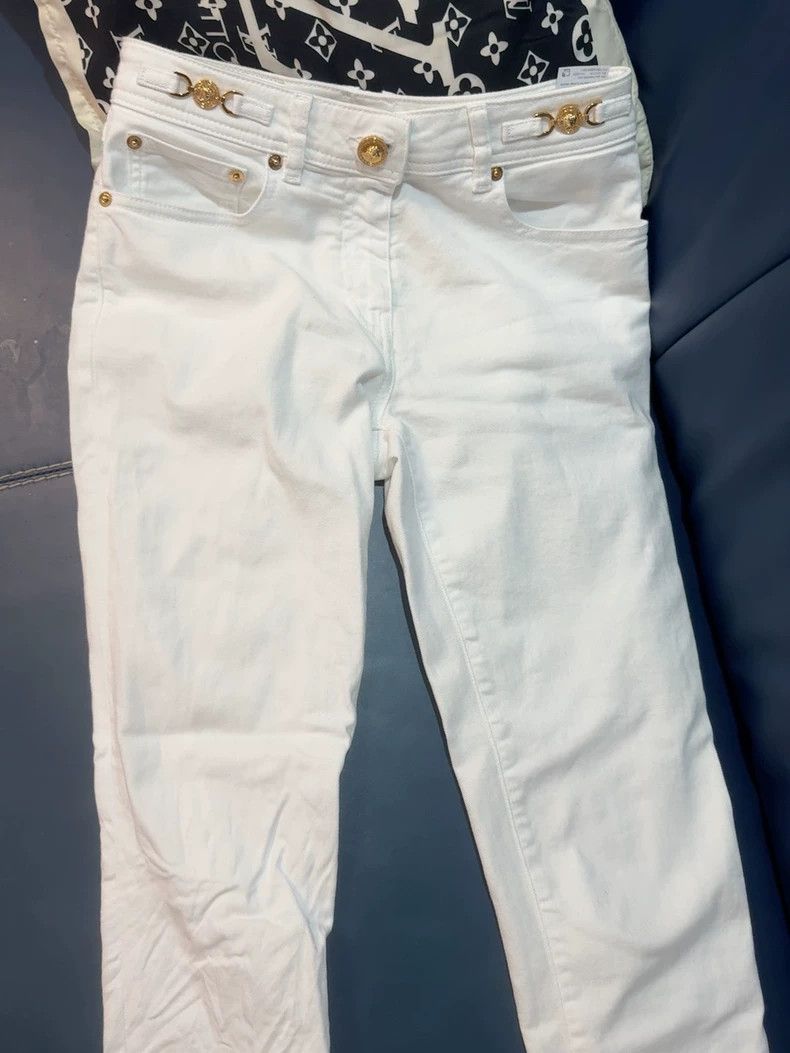Versace Versace White jeans Size 25" / US 0 / IT 36 - 1 Thumbnail