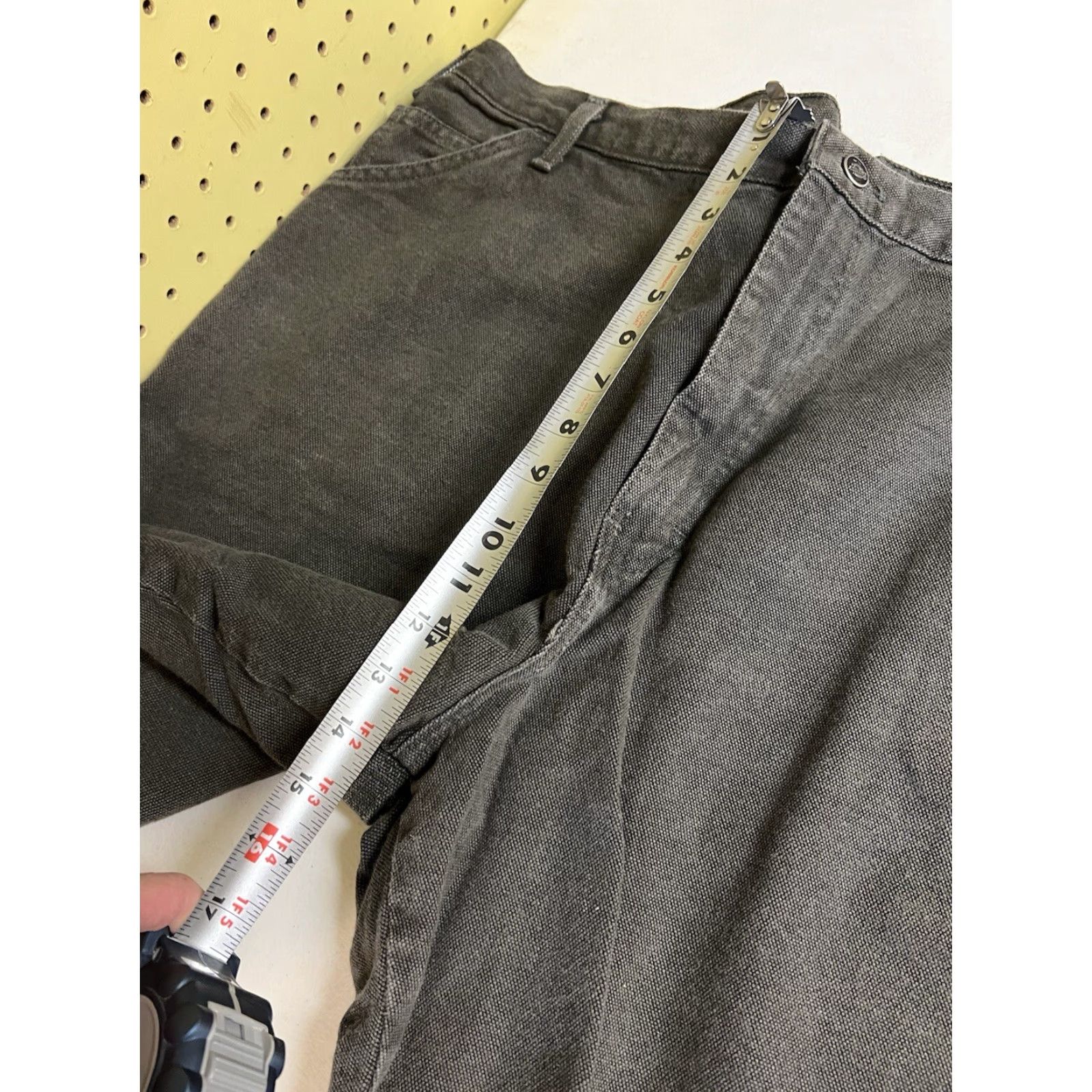 Dickies Dickies Mens 42 Green Loose Fit Carpenter Utility Denim Cargo Shorts Size US 42 / EU 58 - 5 Thumbnail