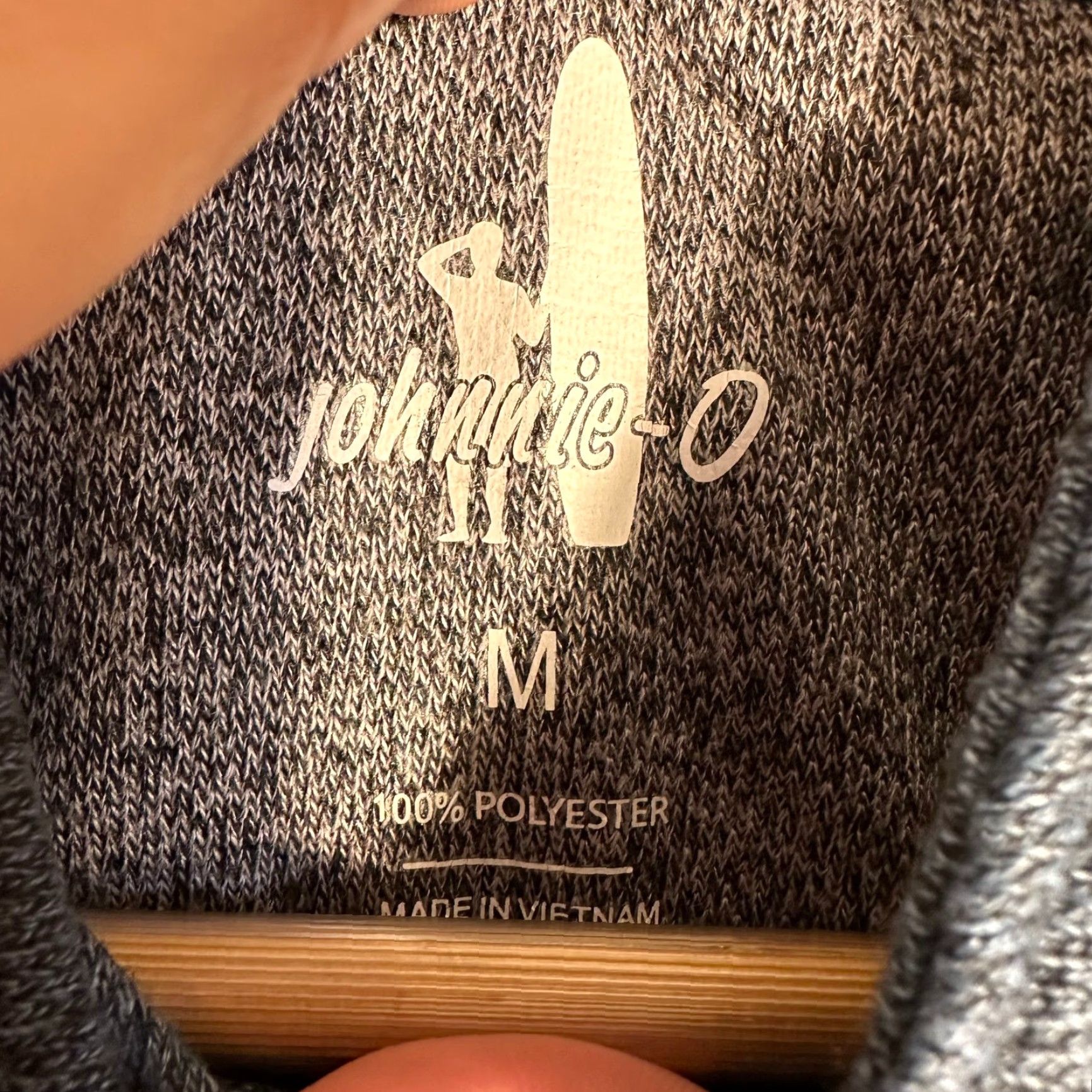 johnnie-O Johnnie-O Mens Blue Heathered Quarter Zip Pullover Performance Sweater M Size US M / EU 48-50 / 2 - 5 Thumbnail