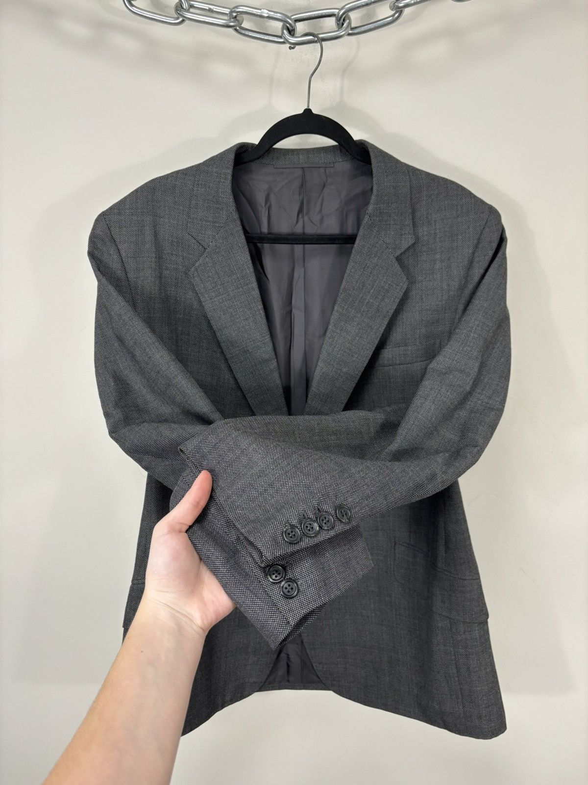 Other H. Baromon Tailors Men’s Bespoke 3-Piece Formal Wool Suit Size 44R - 10 Thumbnail