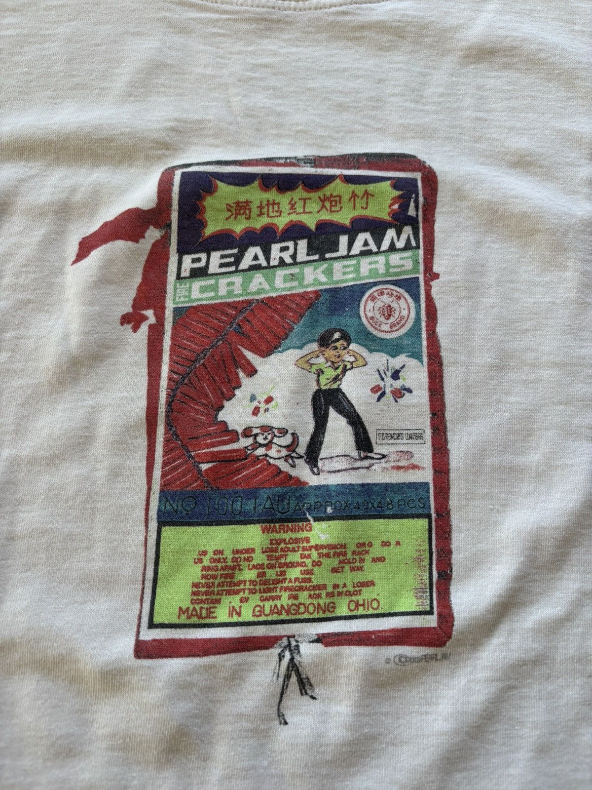 Vintage RARE Pearl Jam asia/australia tour 90s Size US XL / EU 56 / 4 - 2 Thumbnail