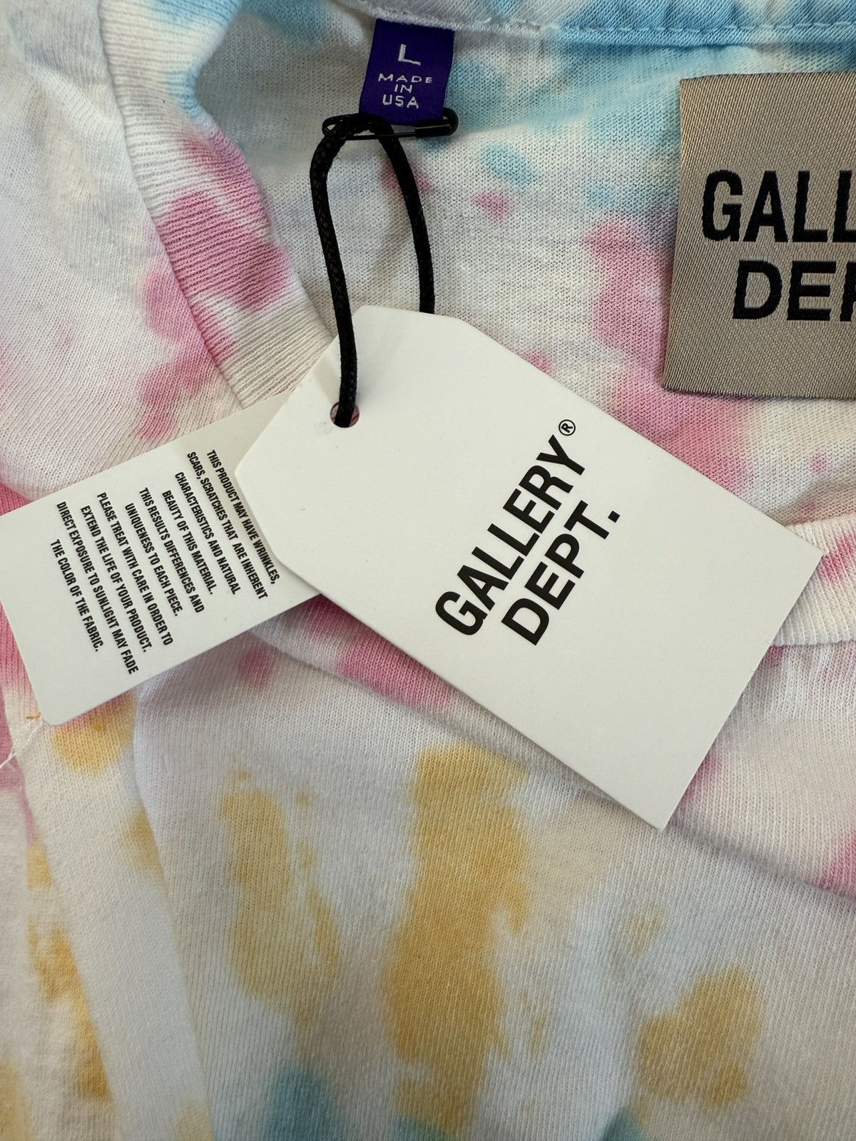 Gallery Dept. Gallery Dept. Logo Tie Dye T-shirt NEW SIZE L Size US L / EU 52-54 / 3 - 4 Thumbnail