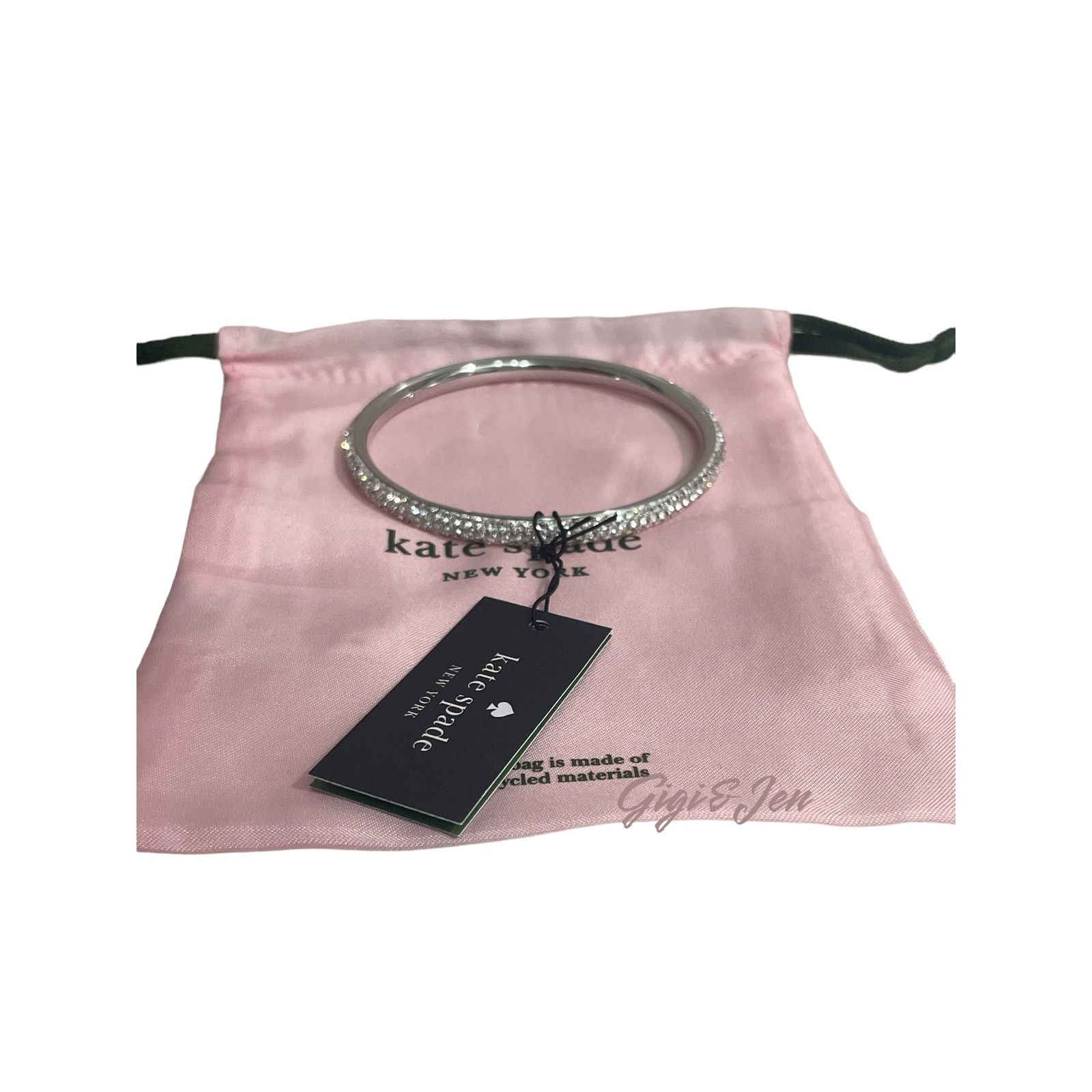 Kate Spade Kate Spade Razzle Dazzle Bangle silver bracelet New Size ONE SIZE - 4 Thumbnail
