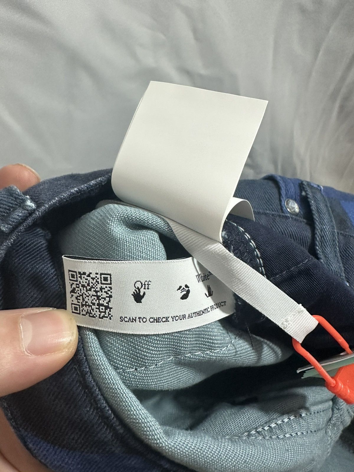 Off-White Off White Blue Camo Pants Size US 33 - 10 Thumbnail
