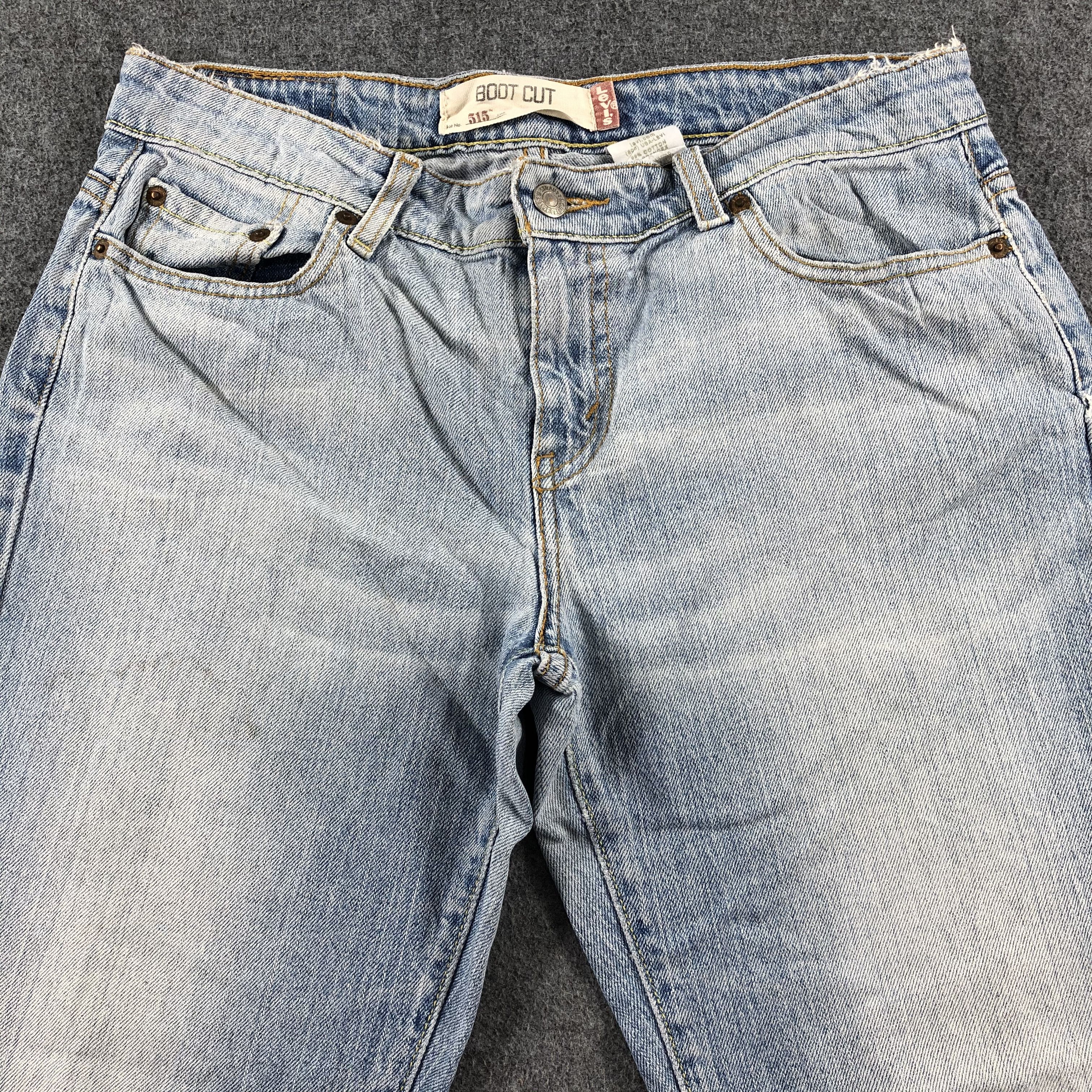 Levi's Vintage Blue Wash Levis 515 Jeans-J2472 Size US 32 / EU 48 - 3 Thumbnail