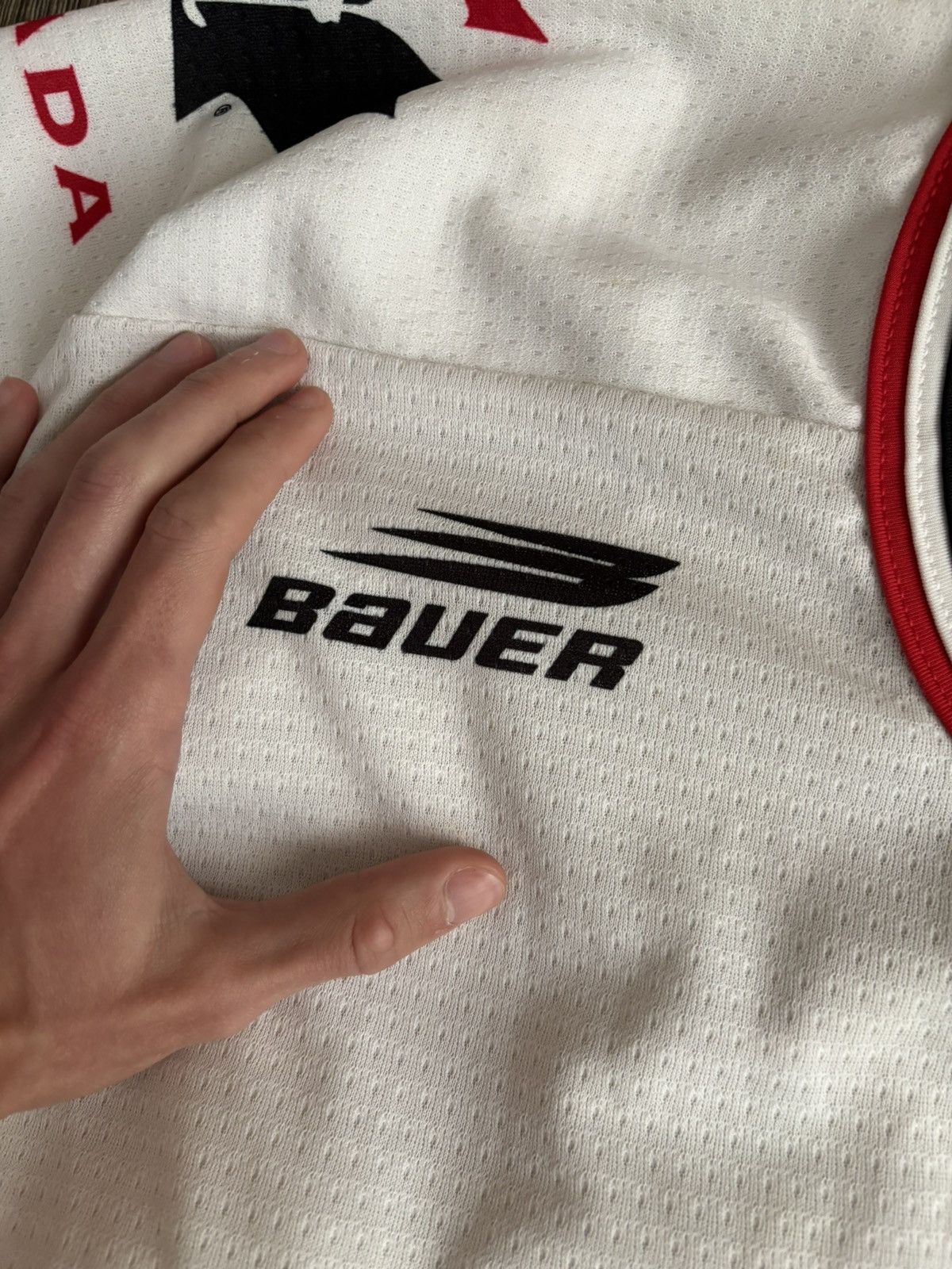 Other Vintage Team Canada Ice Hockey Bauer National Team Jersey Size US L / EU 52-54 / 3 - 4 Thumbnail