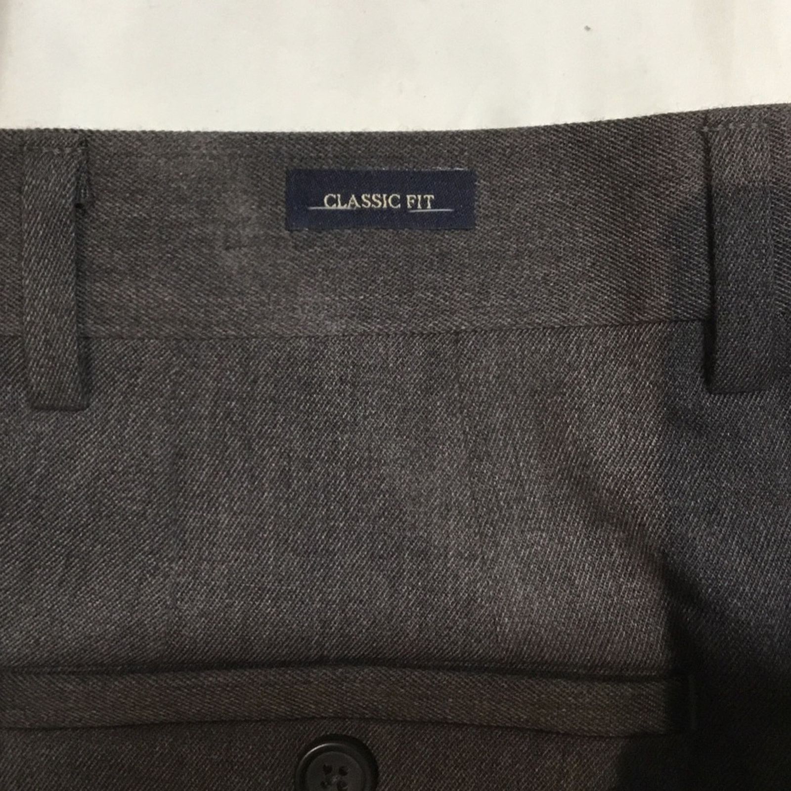 Joseph & Feiss NWT Joseph & Feiss Medium Gray Wool Dress Pants Size US 34 / EU 50 - 5 Thumbnail