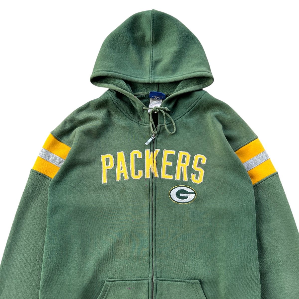 NFL × Reebok × Vintage Vintage NFL Packers Hoodie Sweatshirt Size L Size US L / EU 52-54 / 3 - 2 Thumbnail