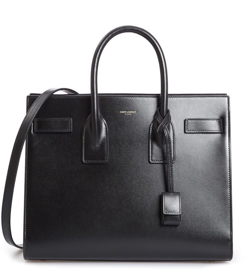 Yves Saint Laurent Saint Laurent Sac de Jour Bag in Black Leather Size ONE SIZE - 1 Thumbnail