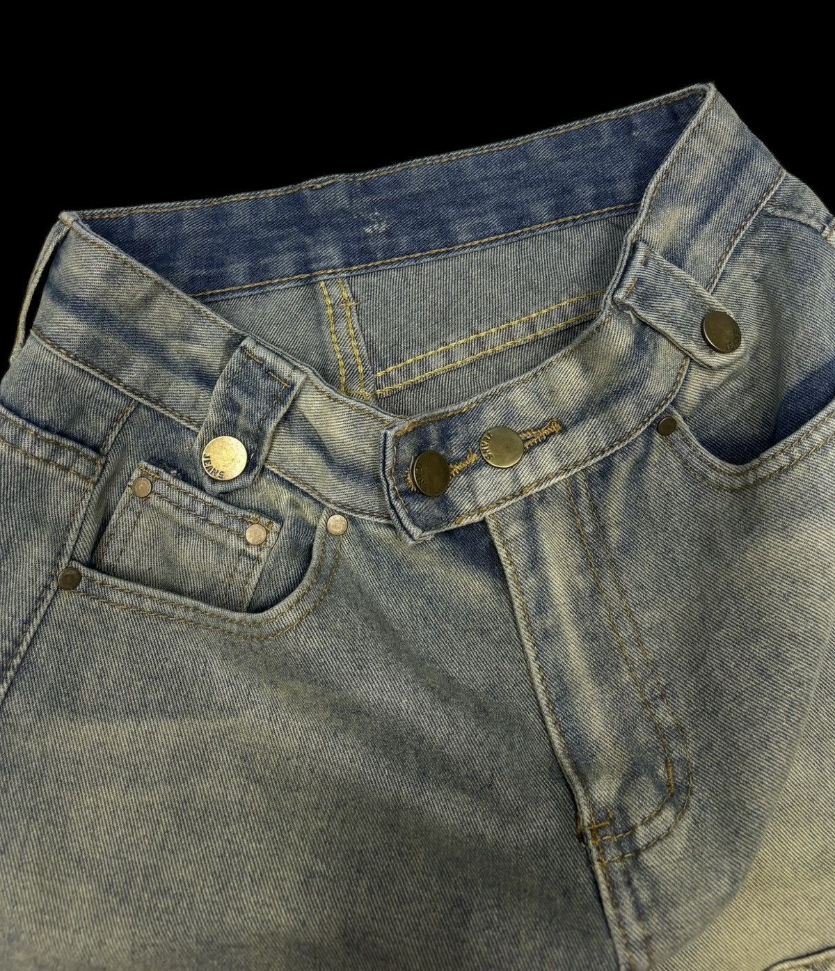 14th Addiction × If Six Was Nine FLARE RUSTY🔥MUD MAX WASH FLARE JEANS FASHION JEANS Size US 27 - 10 Thumbnail
