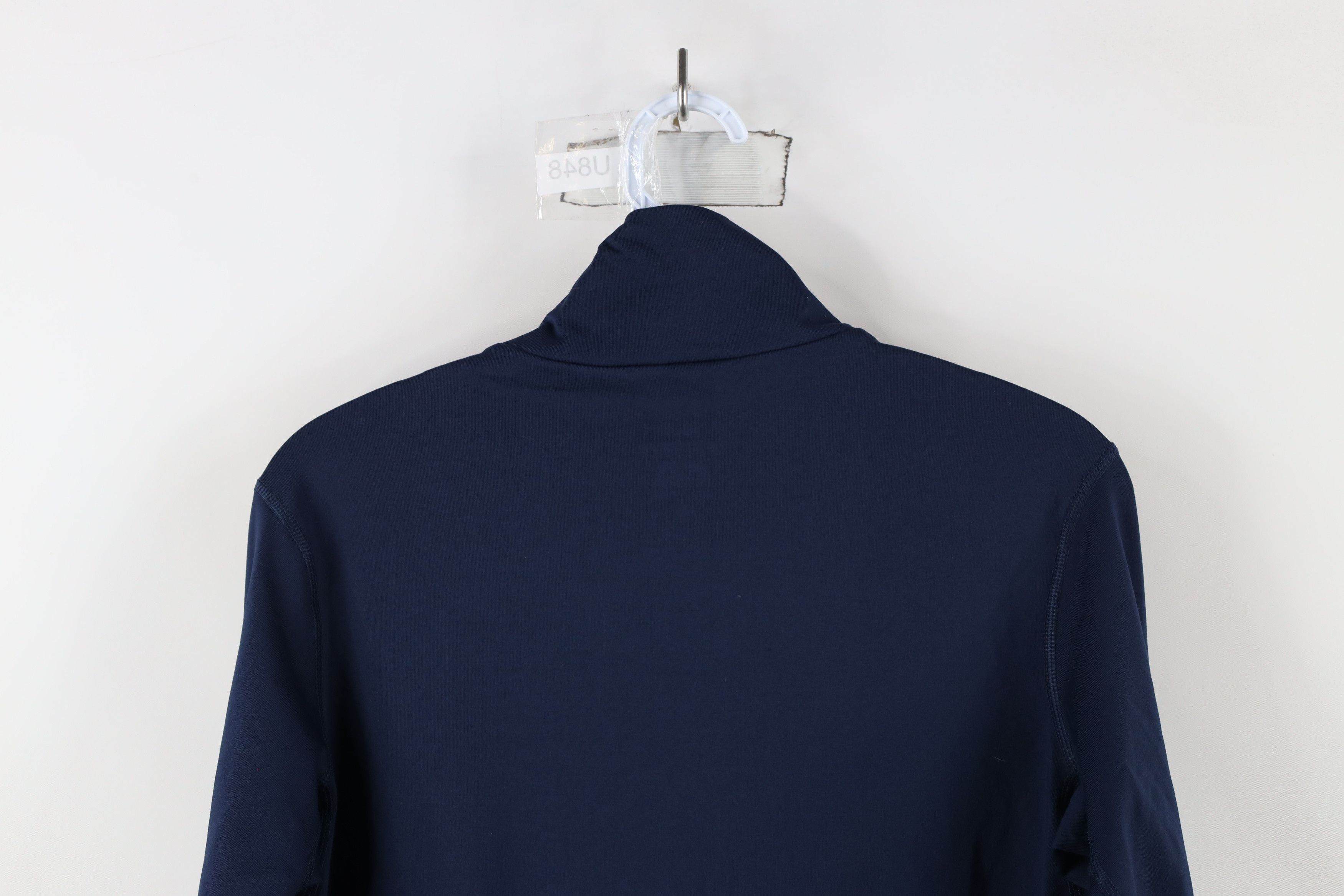 Nike × Vintage Nike Fleece Lined Mock Neck Compression Training T-Shirt Size M / US 6-8 / IT 42-44 - 10 Thumbnail