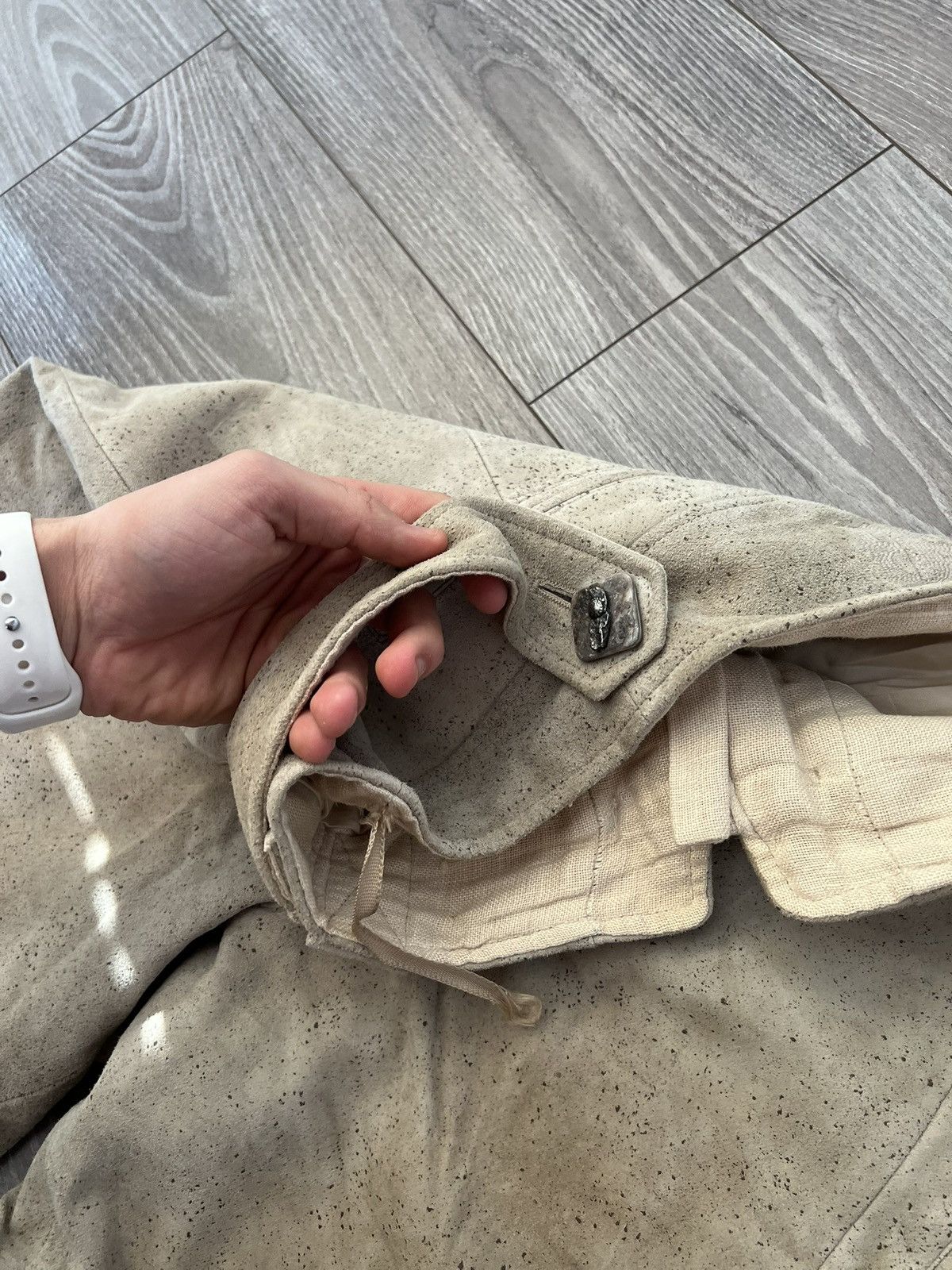 Leather ‼️Hand Made Leather Riding Casual Made in Italy Ykk Pants‼️ Size US 34 / EU 50 - 17 Thumbnail